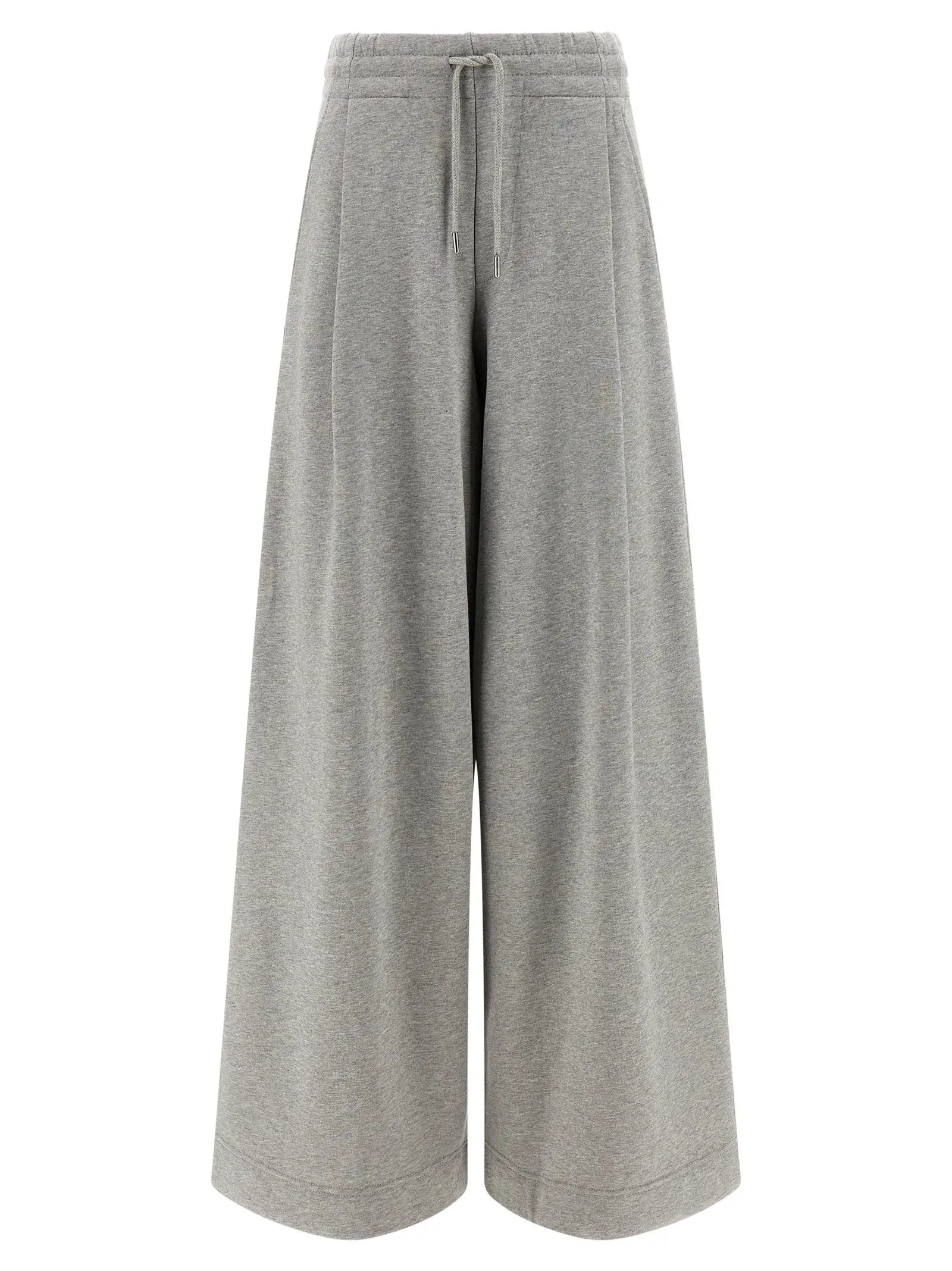 Dries Van Noten Gray Cotton Casual Pants