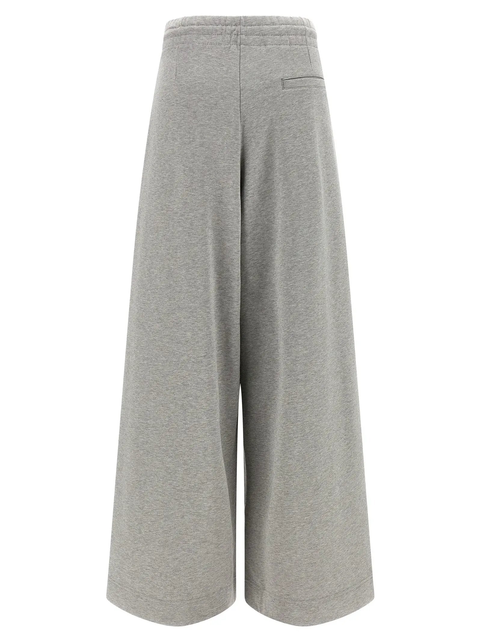 Dries Van Noten Gray Cotton Casual Pants