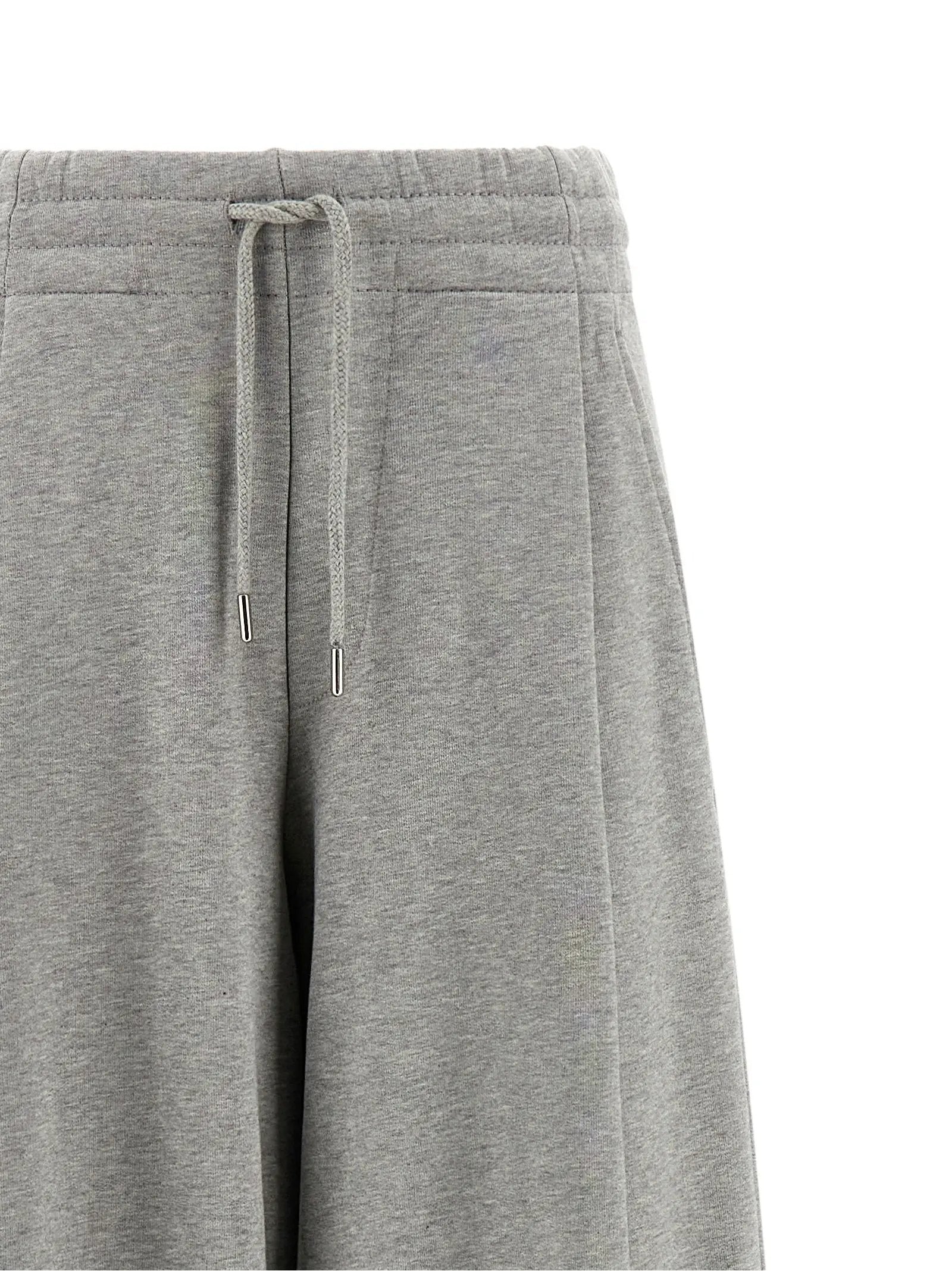 Dries Van Noten Gray Cotton Casual Pants