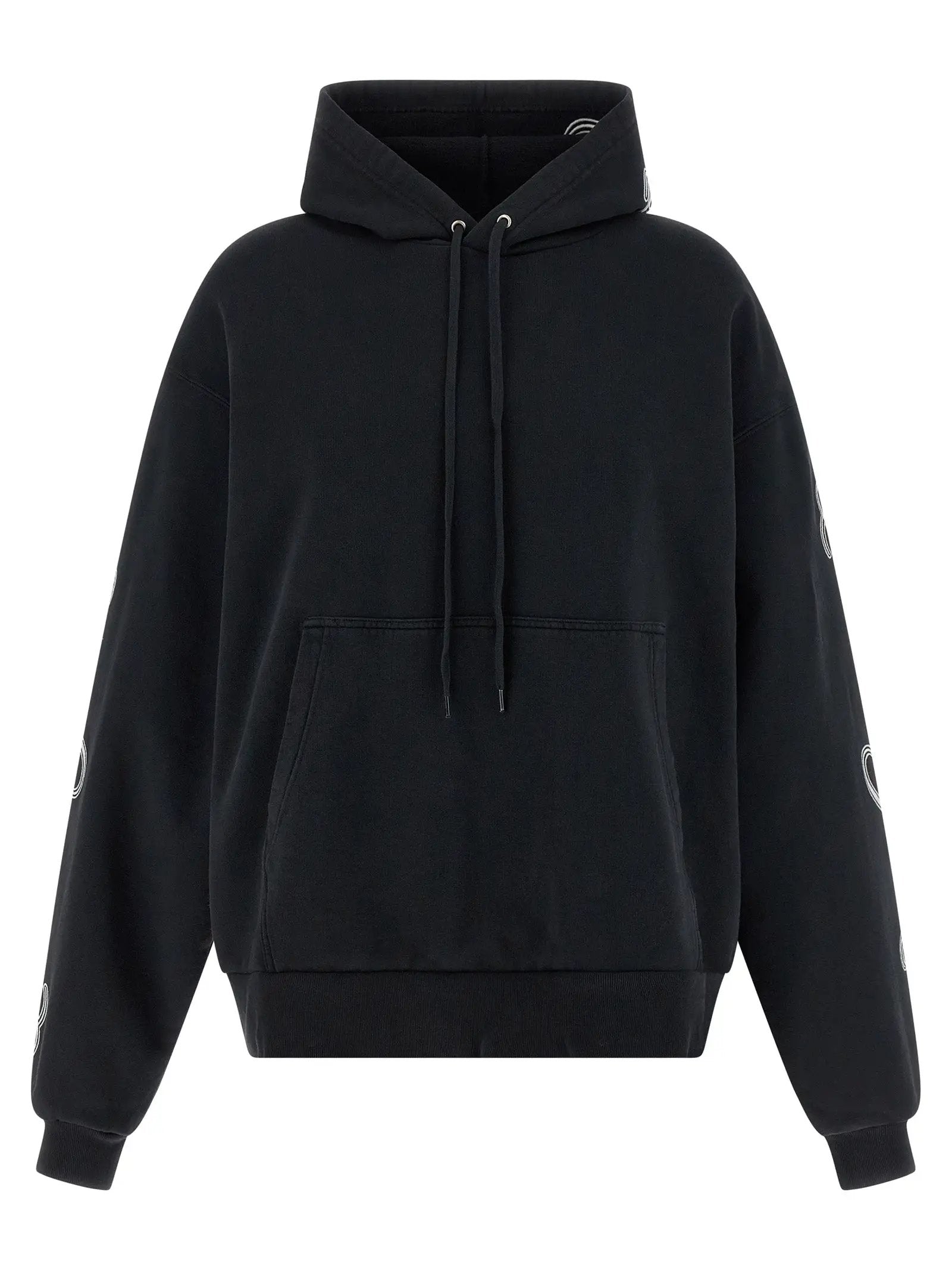 Balenciaga Black Cotton Hoodie