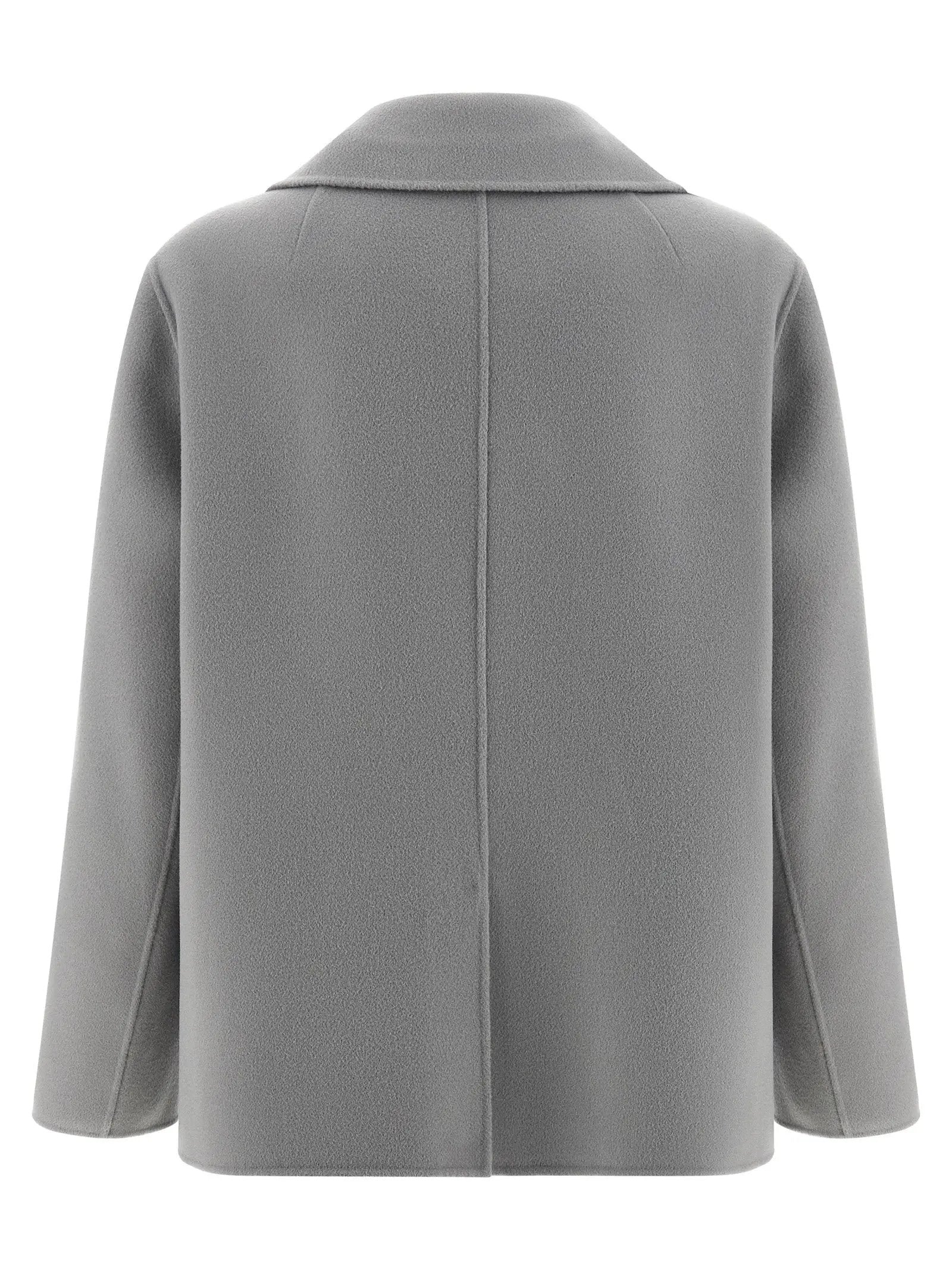 'S Max Mara Gray Virgin Wool Blazer