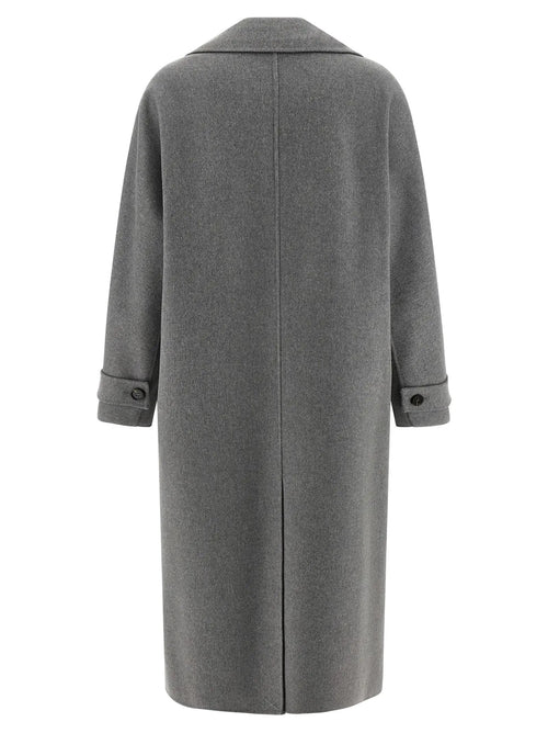 Manteau en laine vierge gris 'S Max Mara