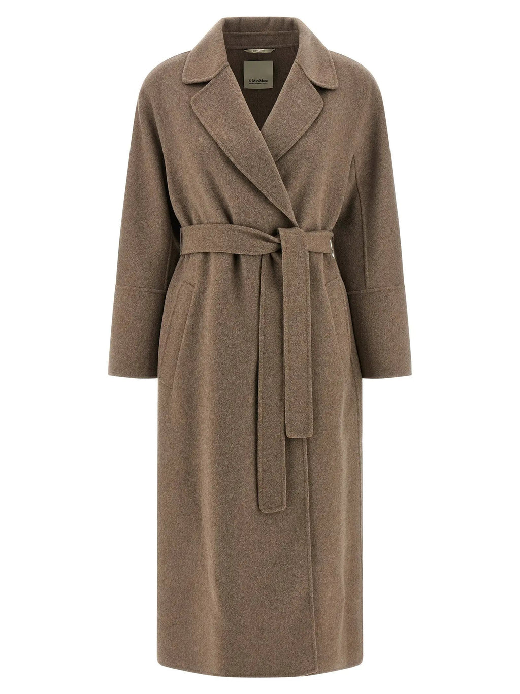 'S Max Mara Brown Virgin Wool Coat