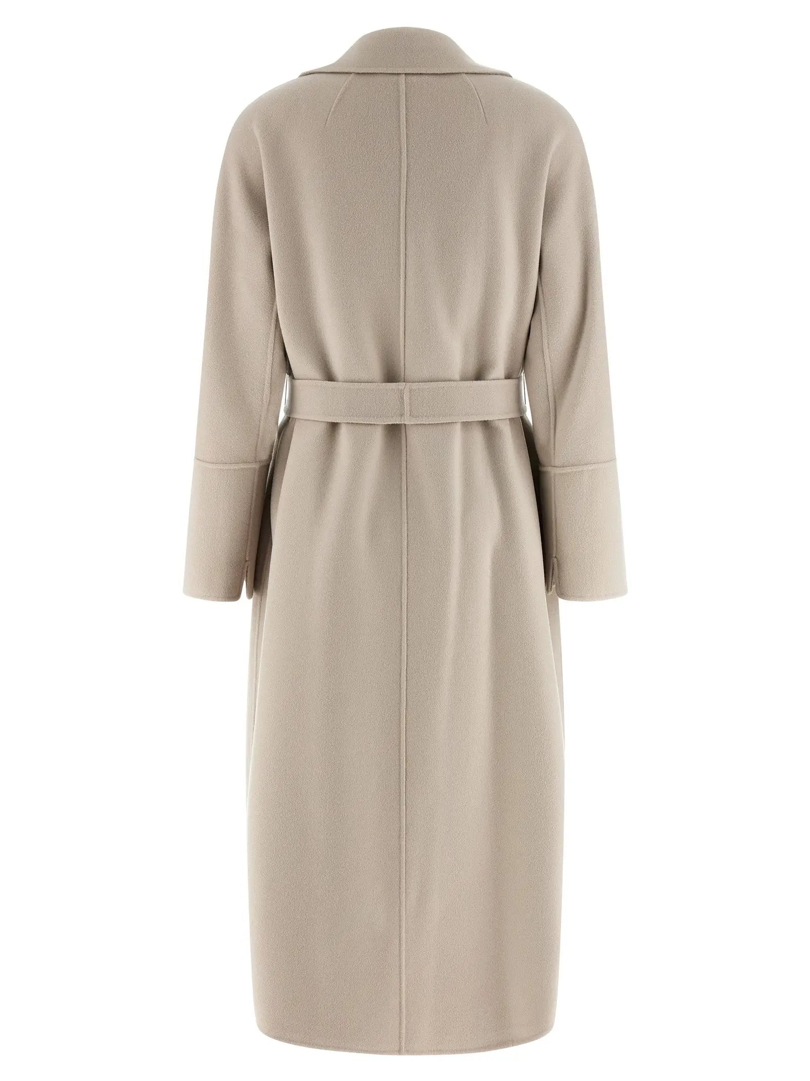 'S Max Mara Beige Virgin Wool Coat