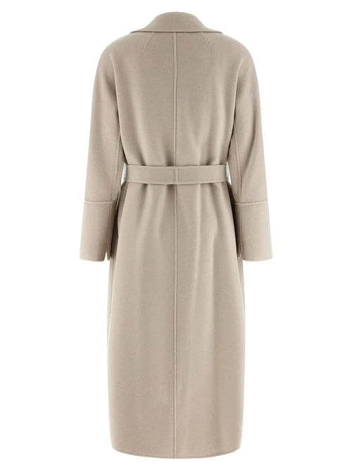 Manteau en laine vierge beige 'S Max Mara