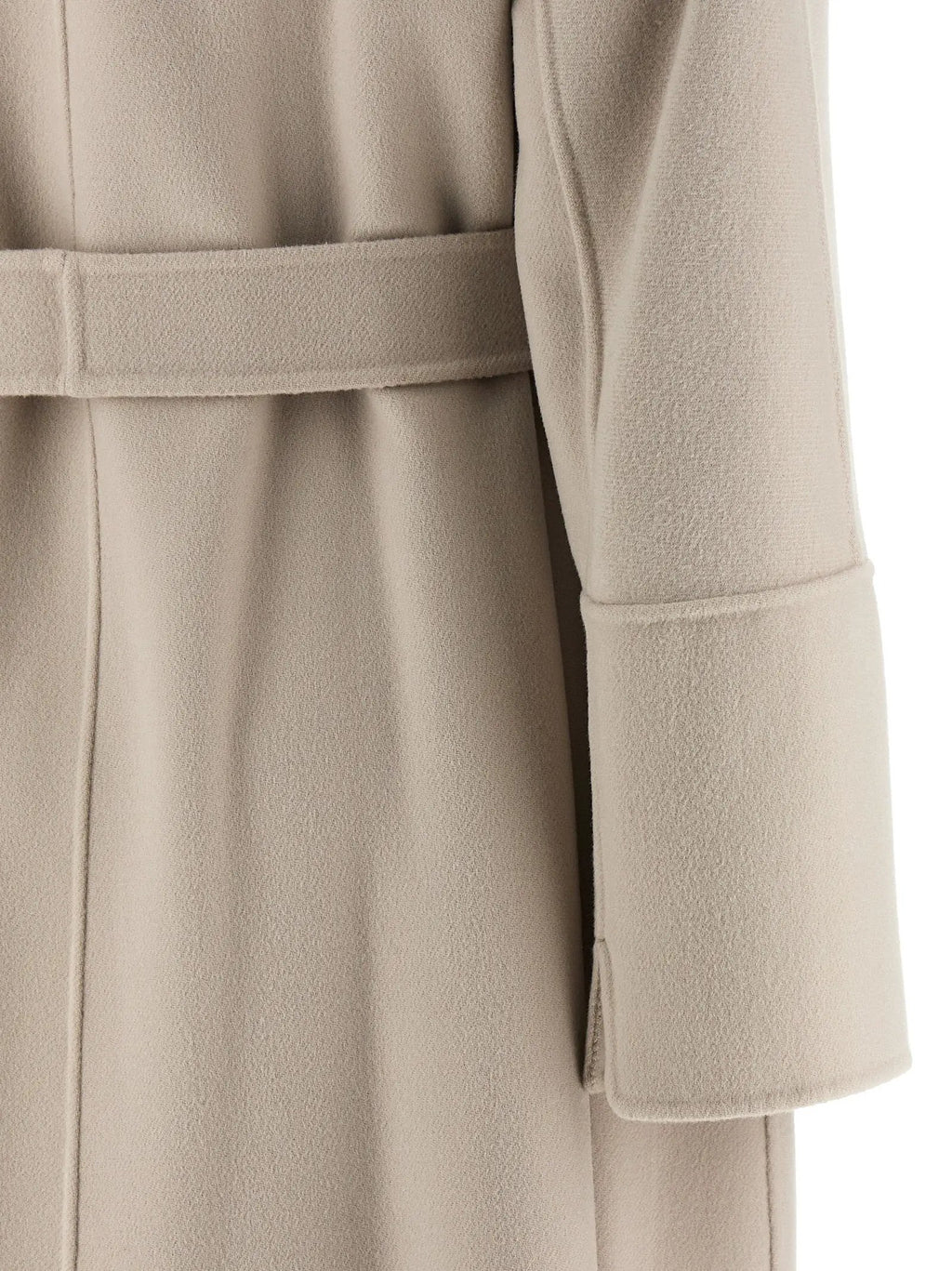 'S Max Mara Beige Virgin Wool Coat
