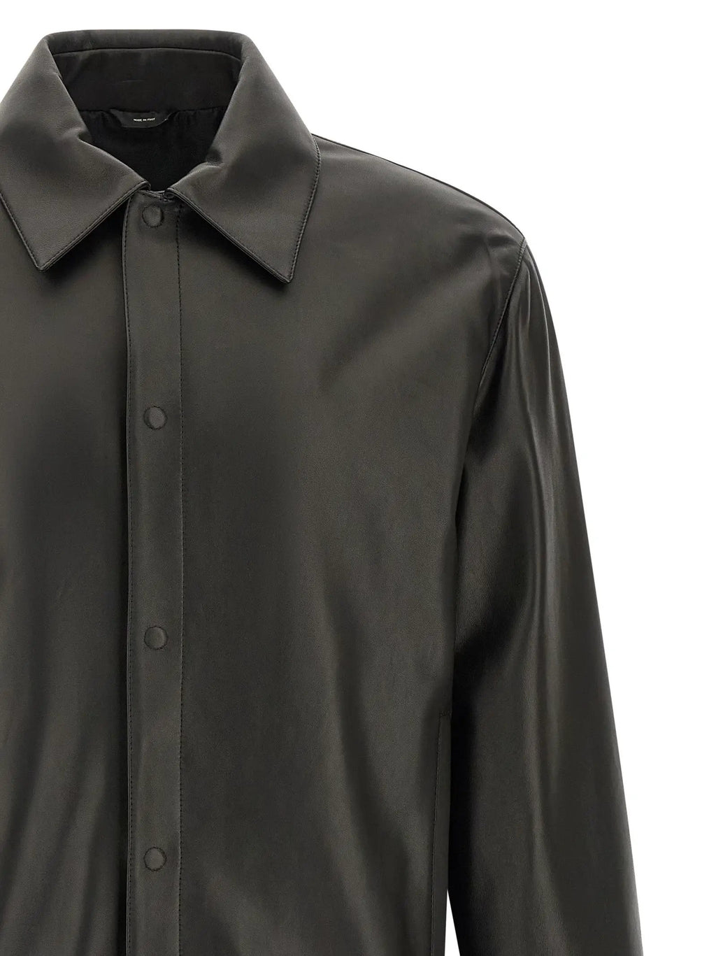 Fendi Black Lamb Leather Leather Jacket
