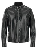 Fendi Blue Lamb Leather Leather Jacket