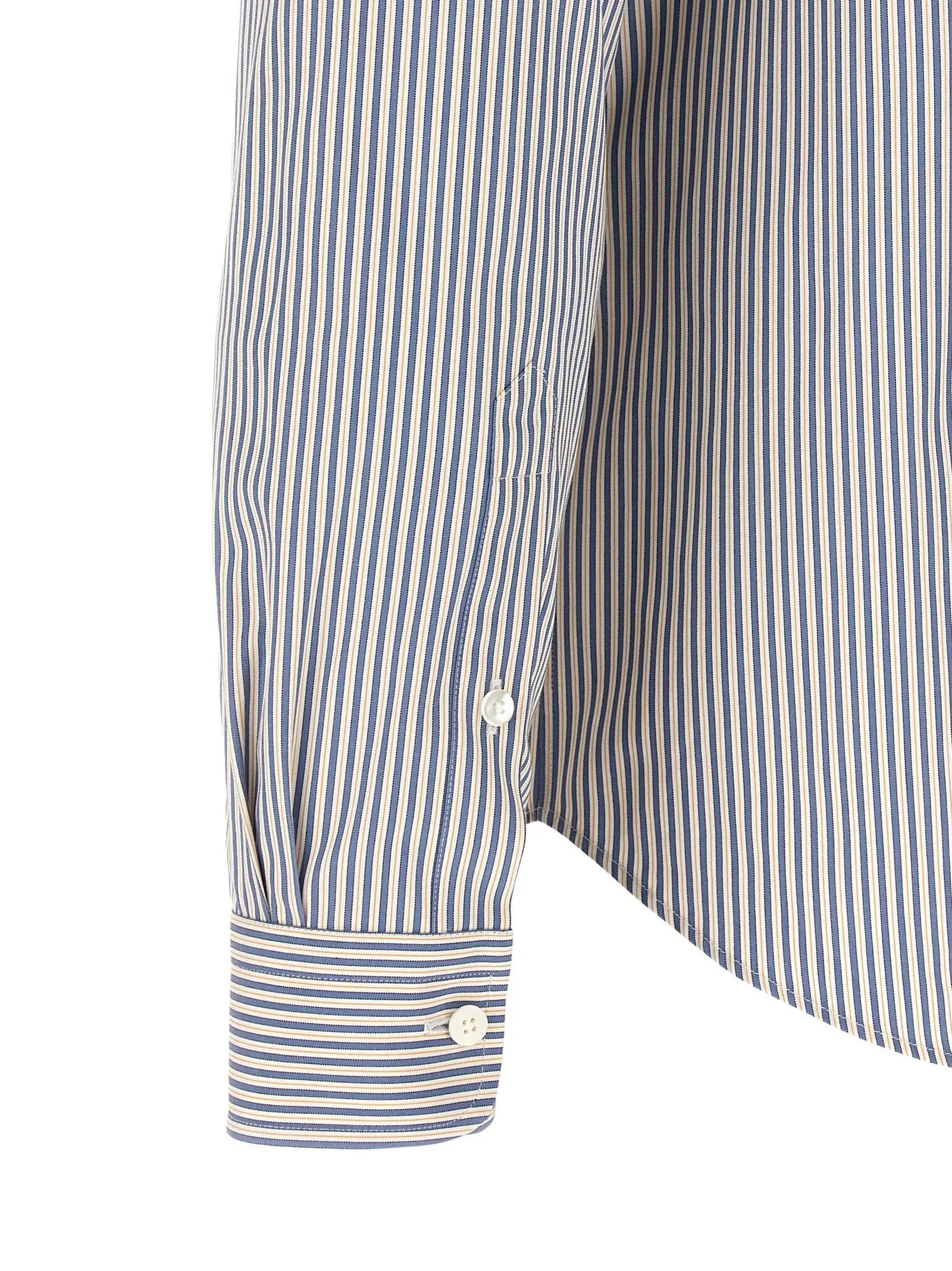 Fendi Blue Cotton Blouse