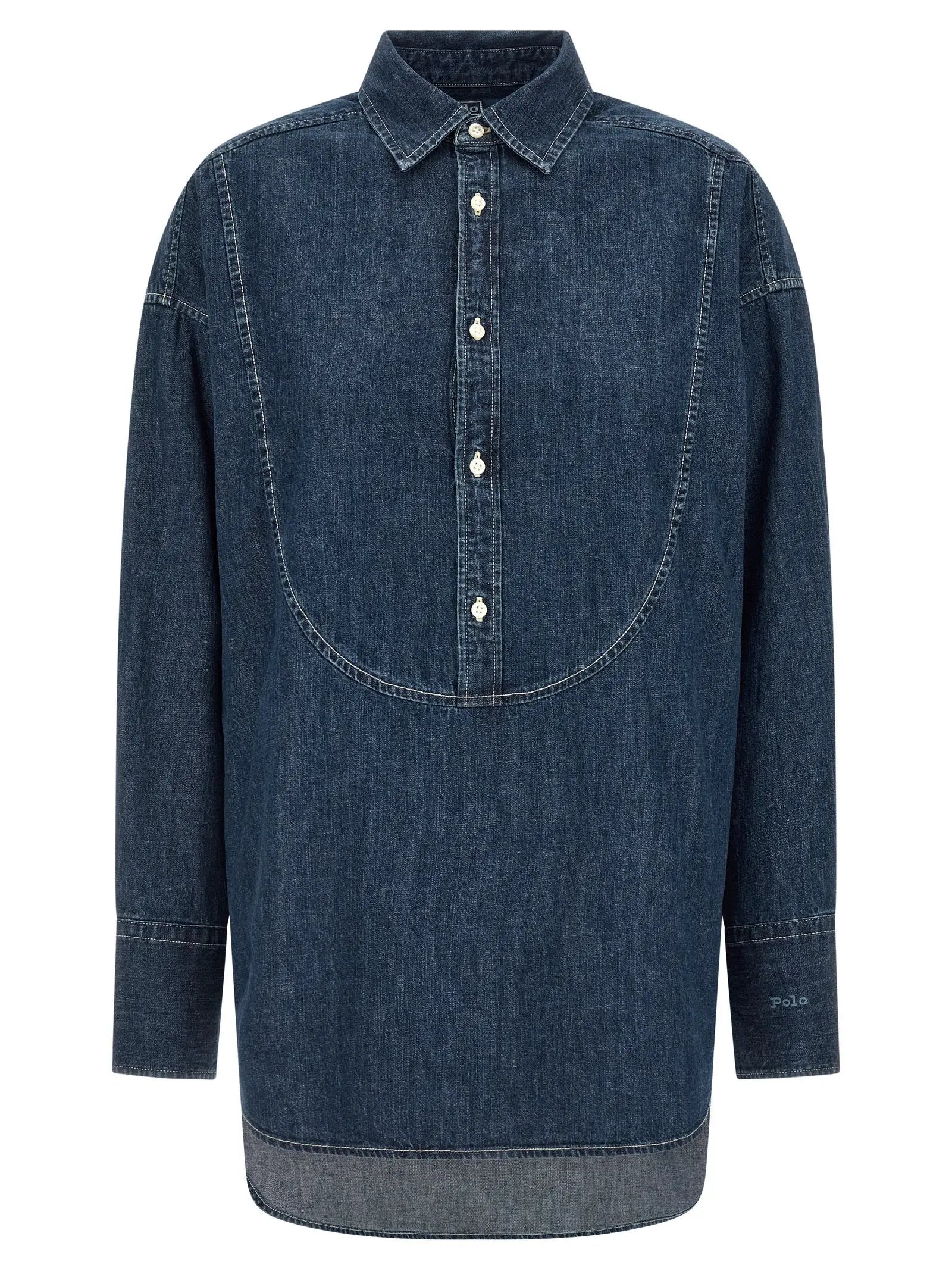 Polo Ralph Lauren Blue Cotton Blouse