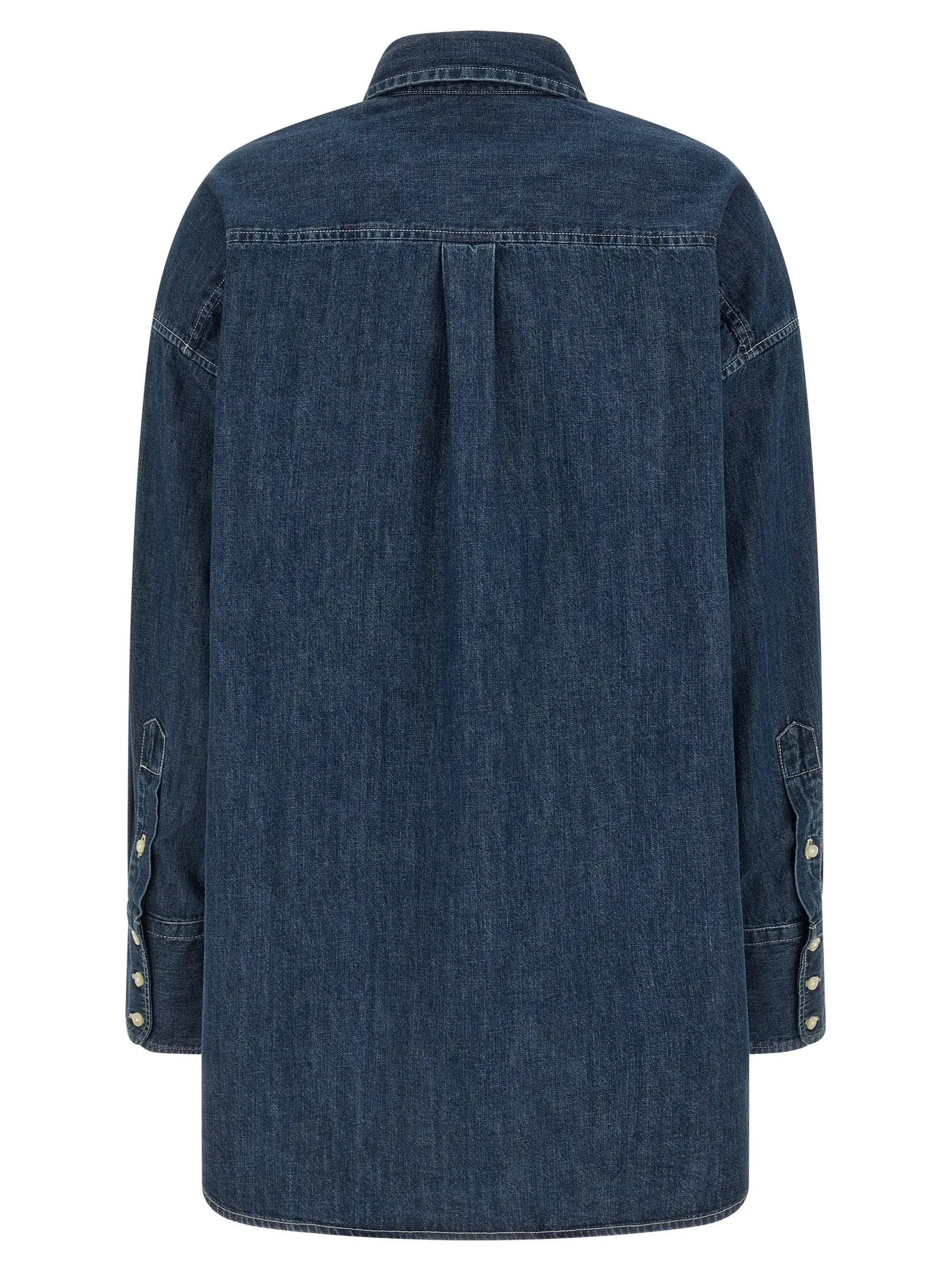 Polo Ralph Lauren Blue Cotton Blouse