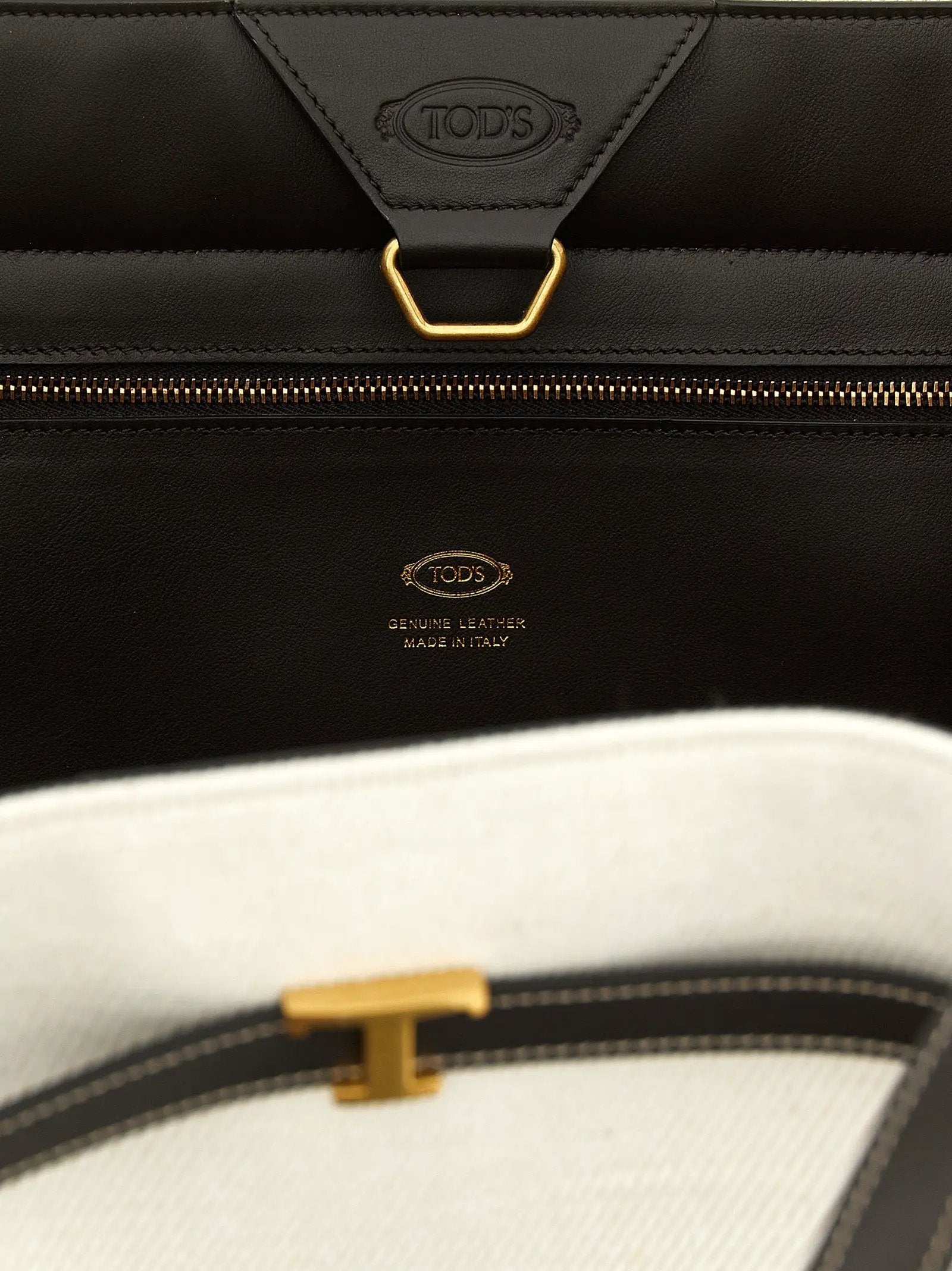 Tod's Multicolor Linen Tote Bag