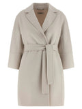 'S Max Mara Beige Virgin Wool Coat
