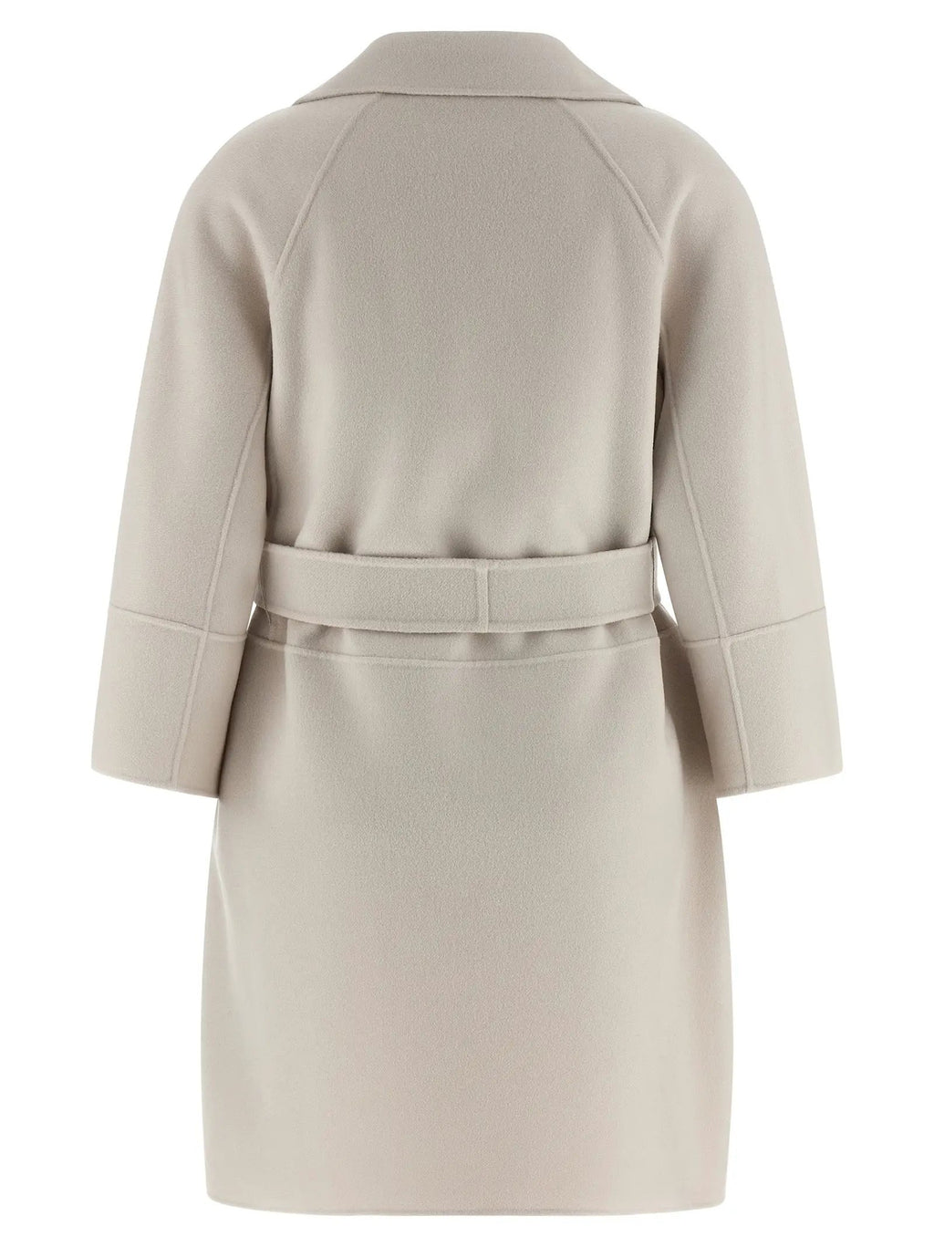 'S Max Mara Beige Virgin Wool Coat