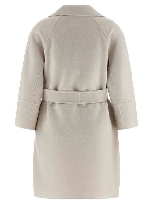 Manteau 'S Max Mara en Laine Vierge Beige