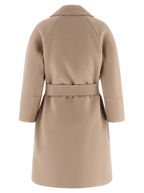 Manteau en laine vierge beige 'S Max Mara