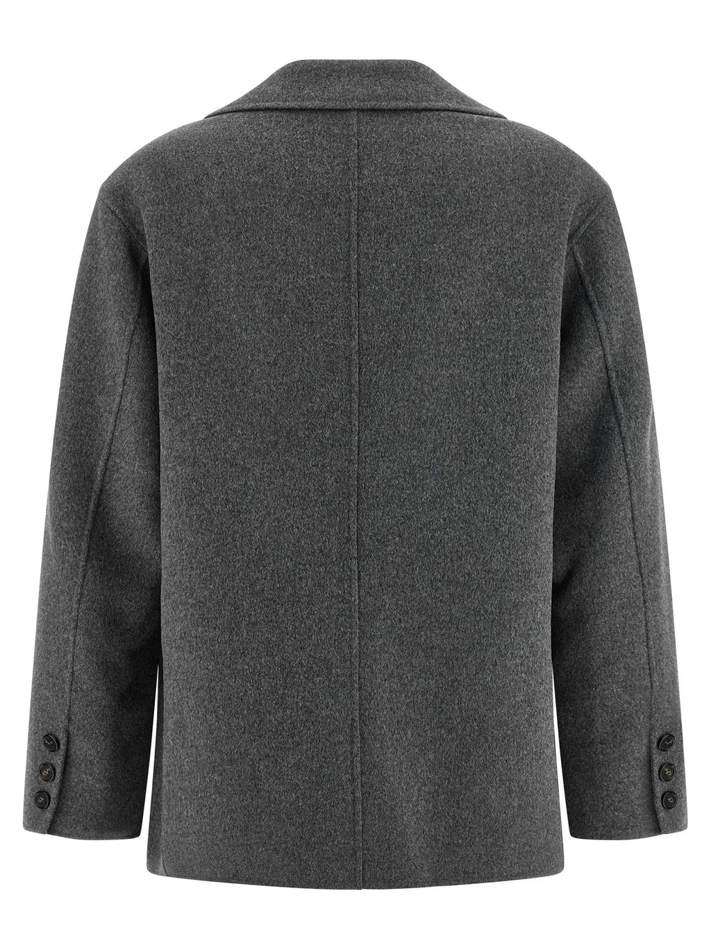 'S Max Mara Gray Virgin Wool Blazer