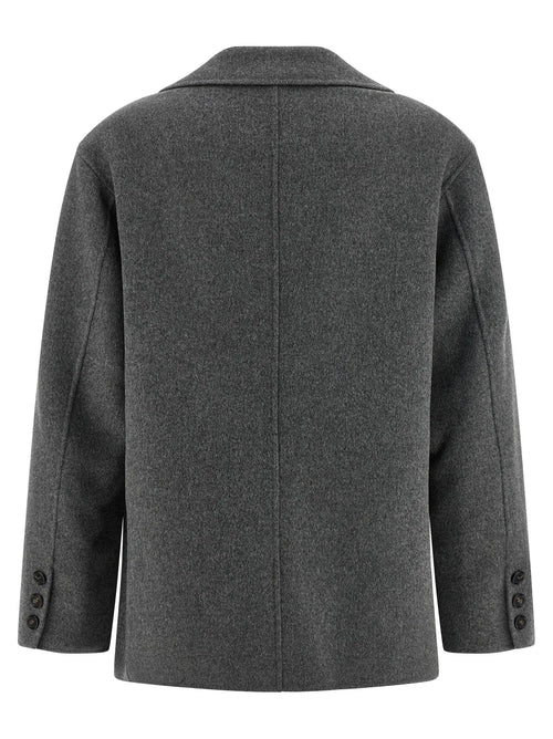 Blazer gris en laine vierge 'S Max Mara