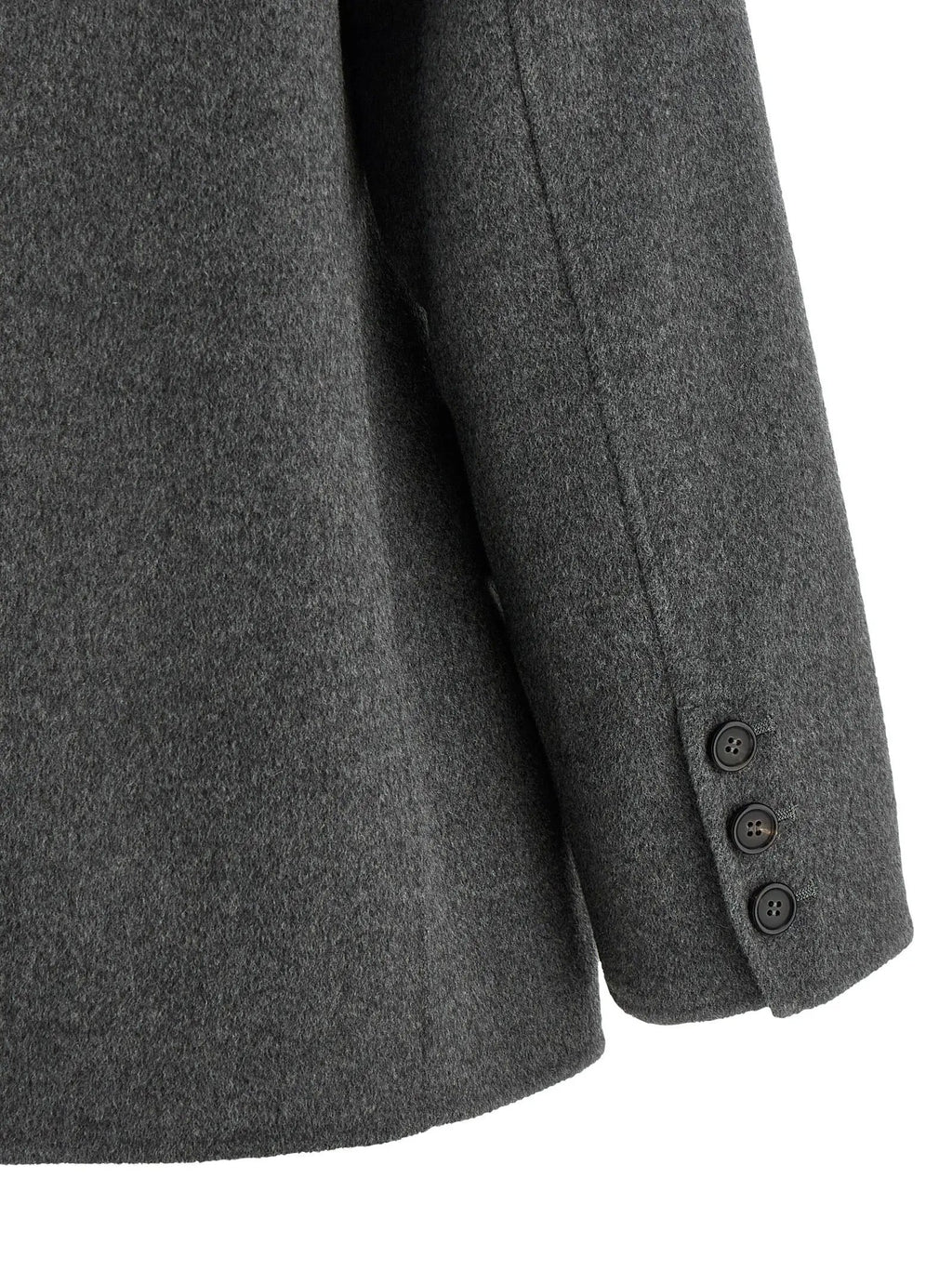 'S Max Mara Gray Virgin Wool Blazer