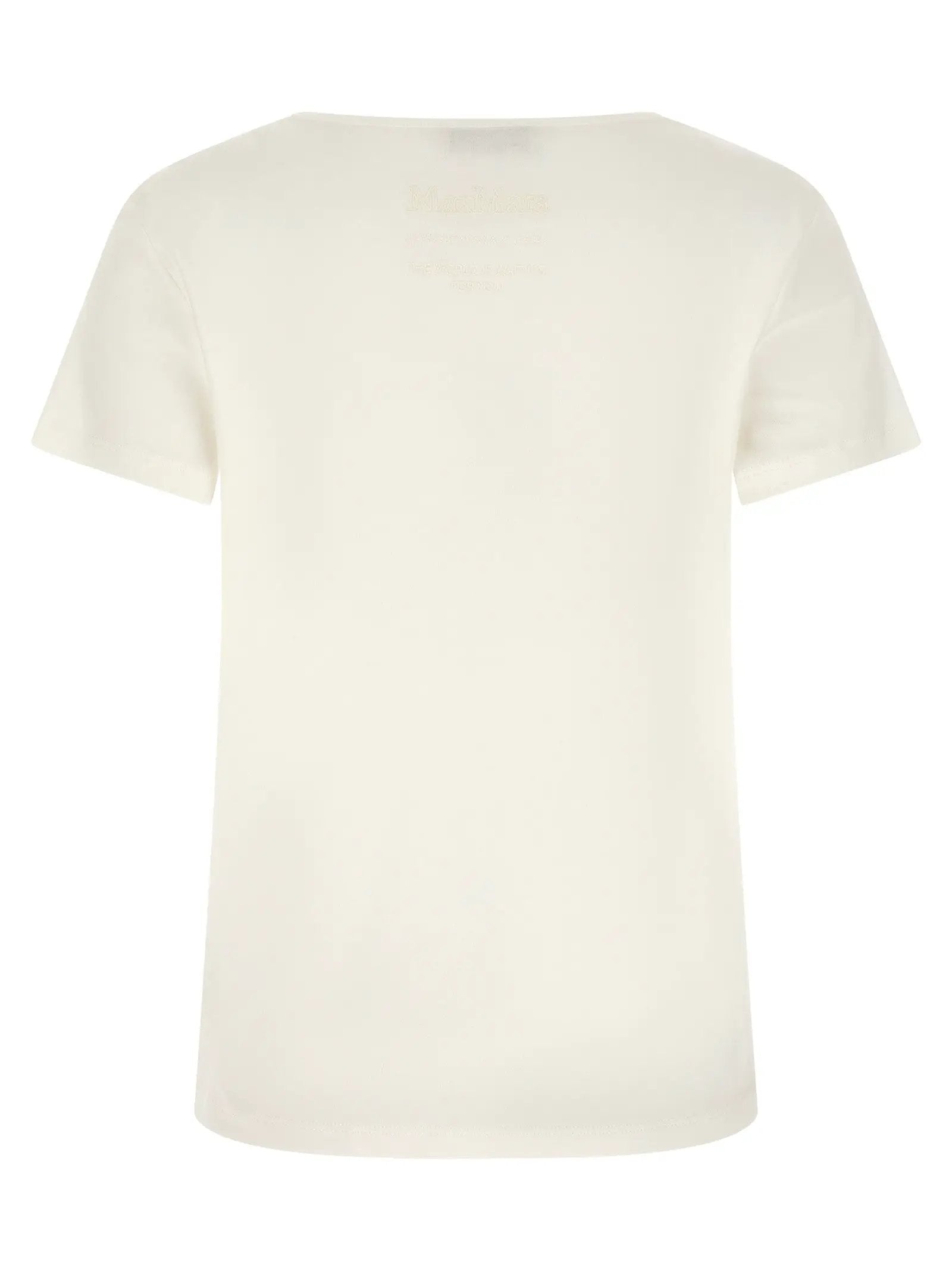 'S Max Mara White Cotton T-Shirt