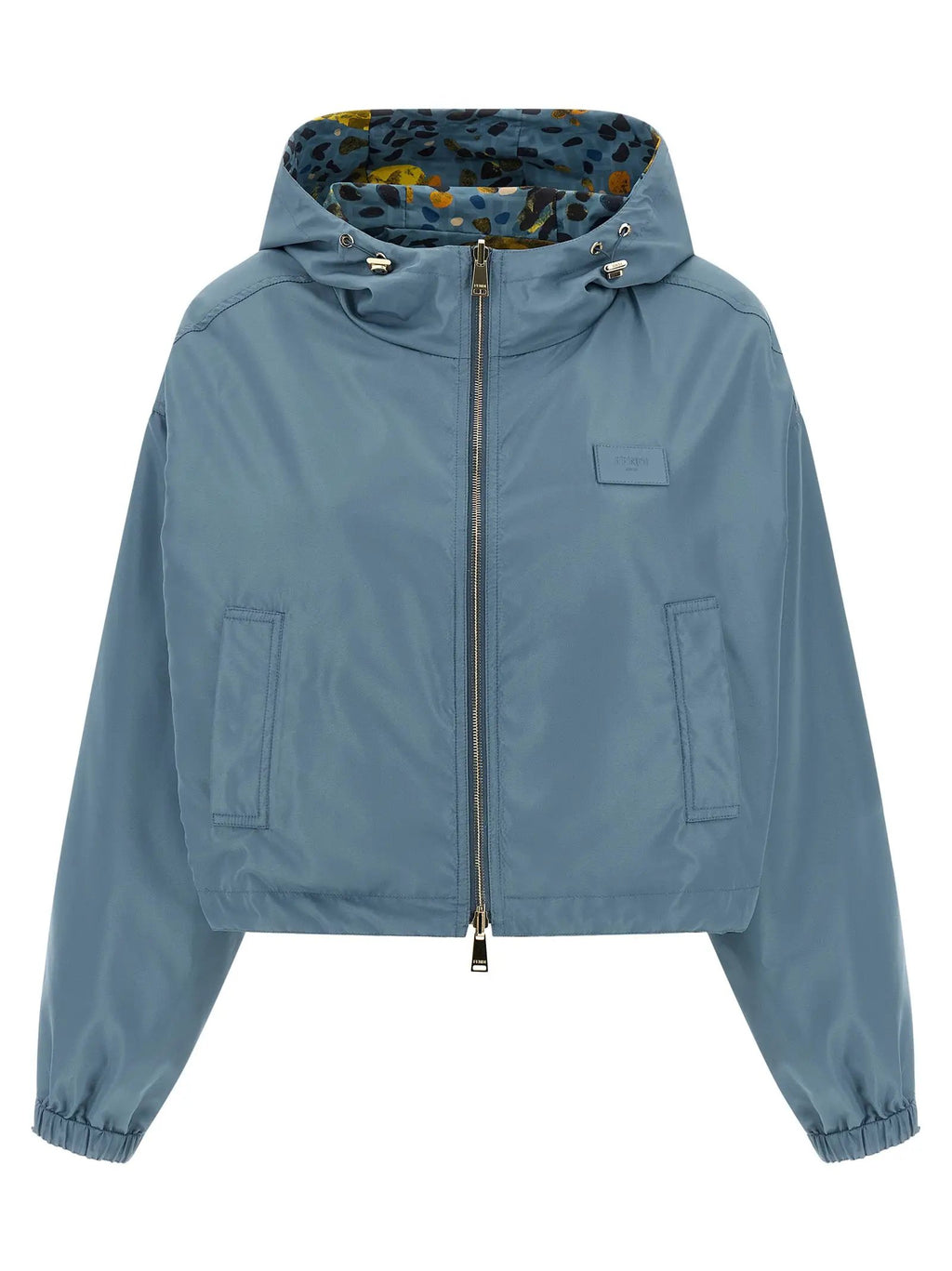 Fendi Blue Polyester Shell Jacket