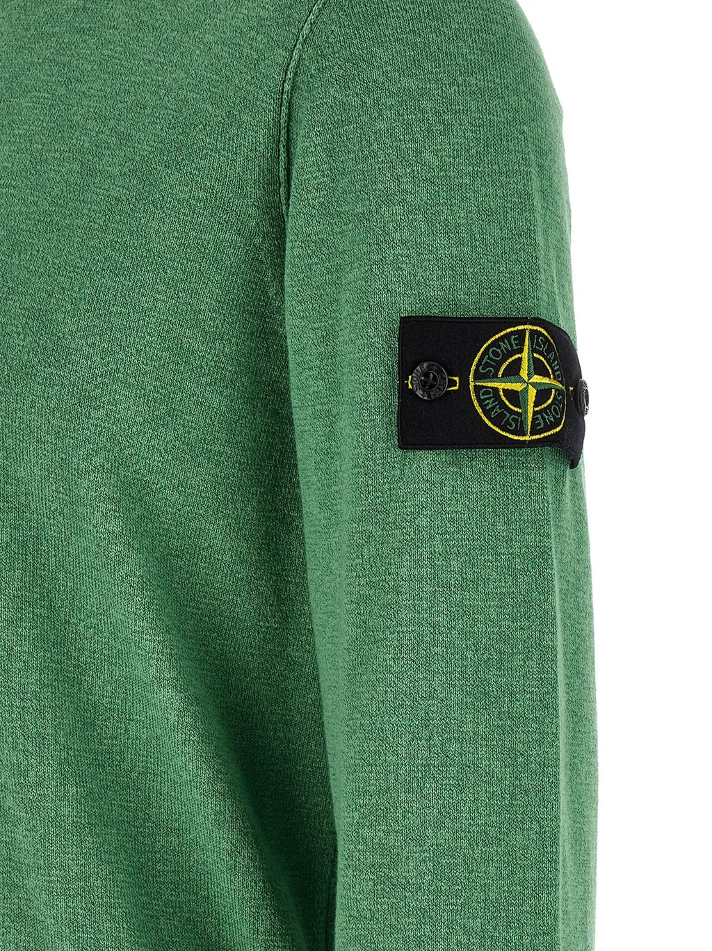 Stone Island Bicolor Cotton Cardigan