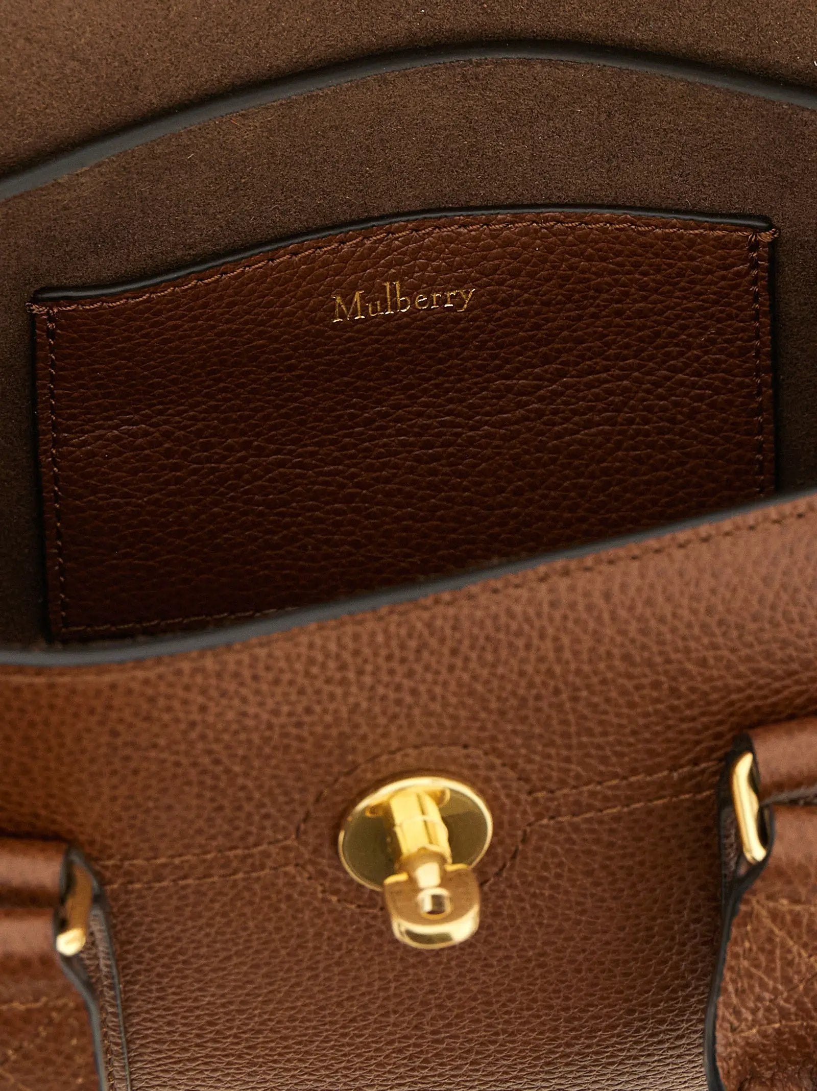 Mulberry Brown Calfskin Handbag