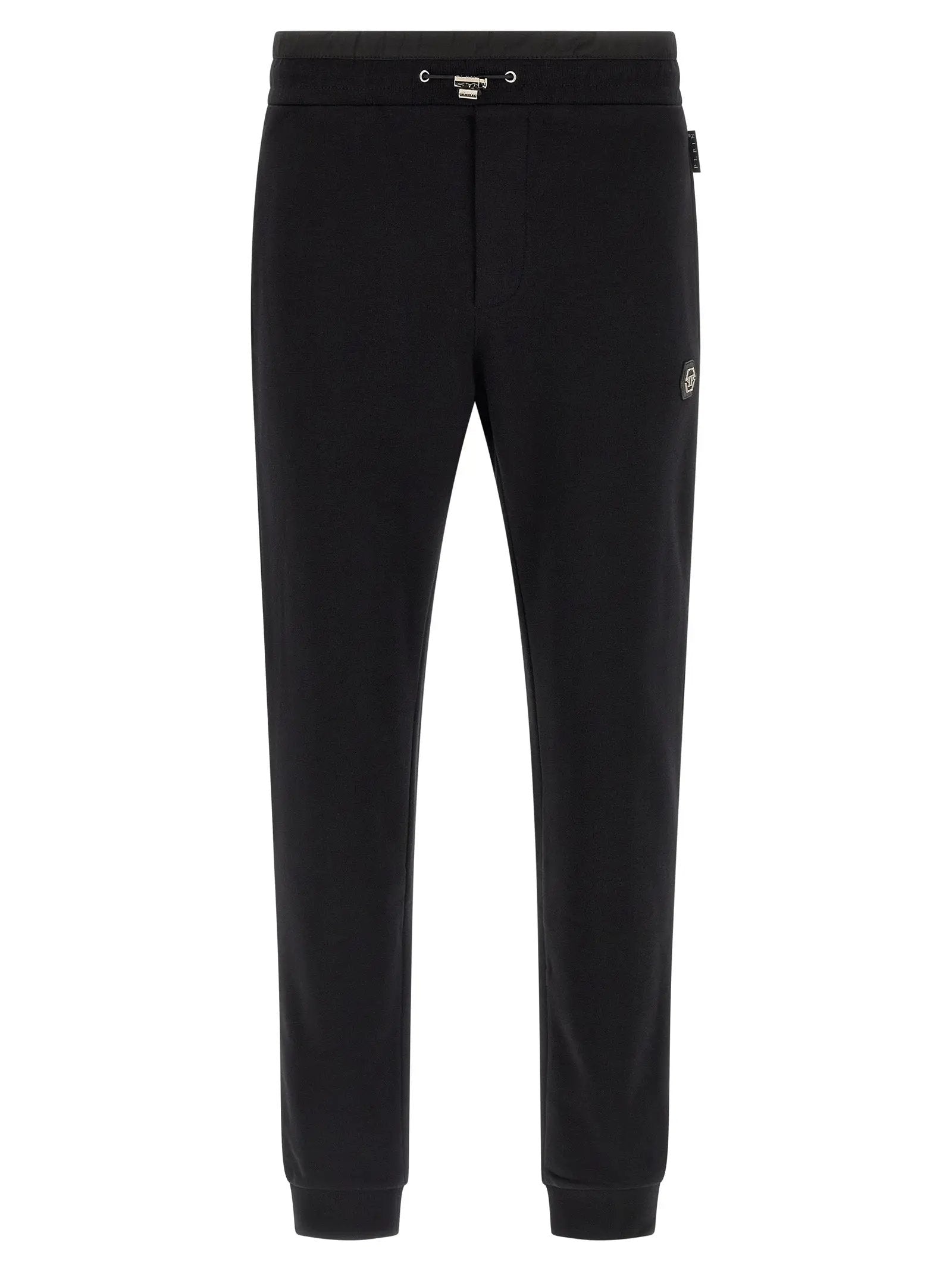Philipp Plein Black Cotton Joggers (Workout Pants)