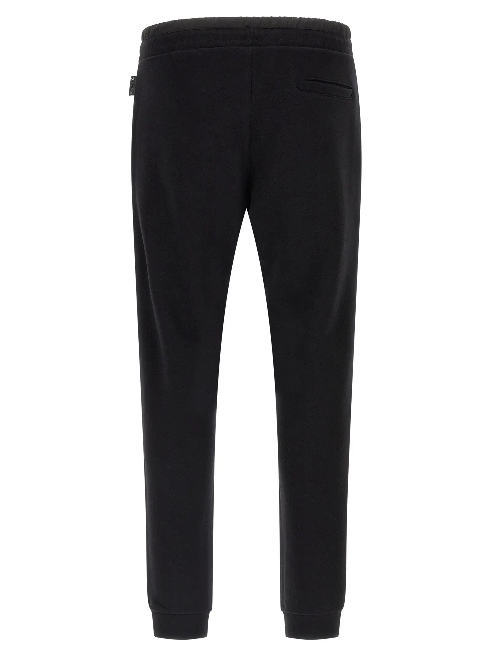 Philipp Plein Black Cotton Joggers (Workout Pants)