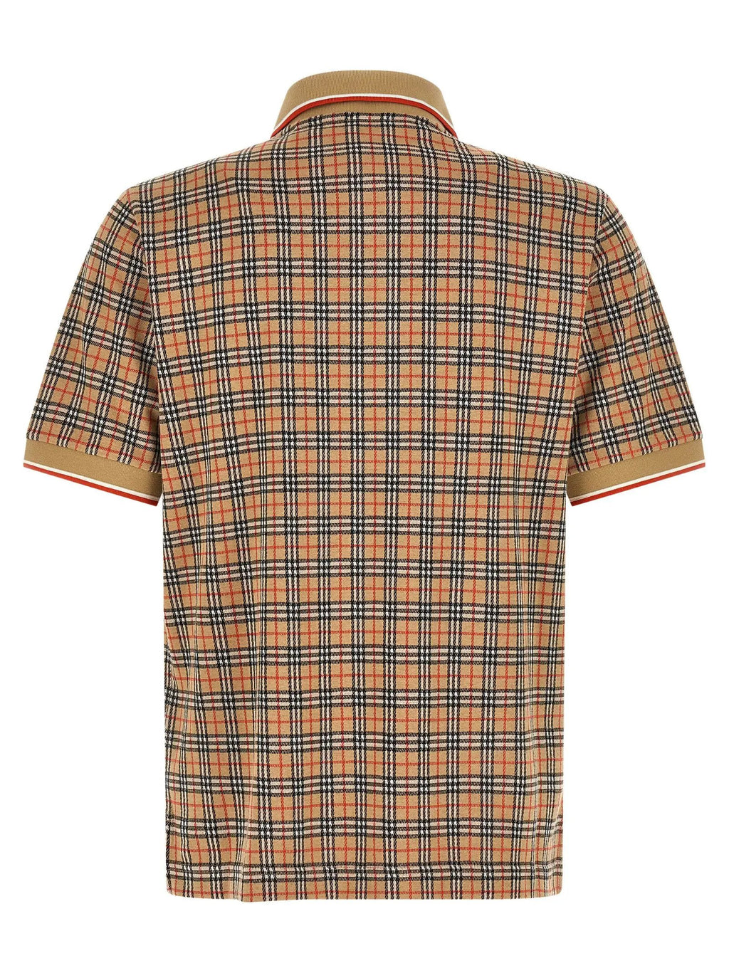 Burberry Beige Viscose Polo Shirt