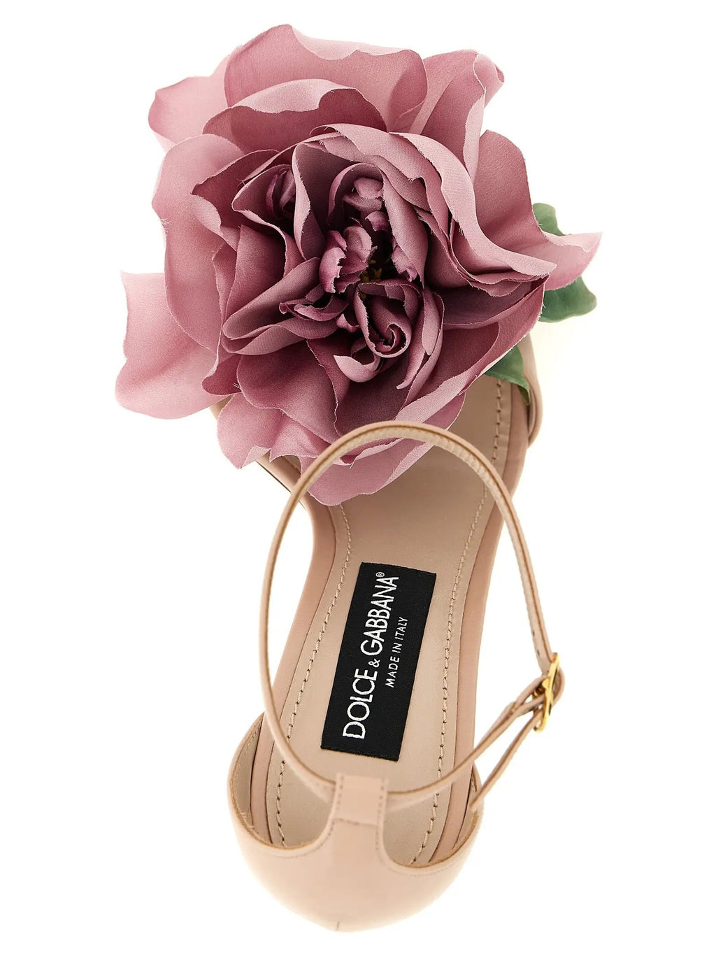 Sandales à talons aiguilles Dolce & Gabbana en cuir de veau multicolore