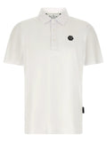 Philipp Plein White Cotton Polo Shirt
