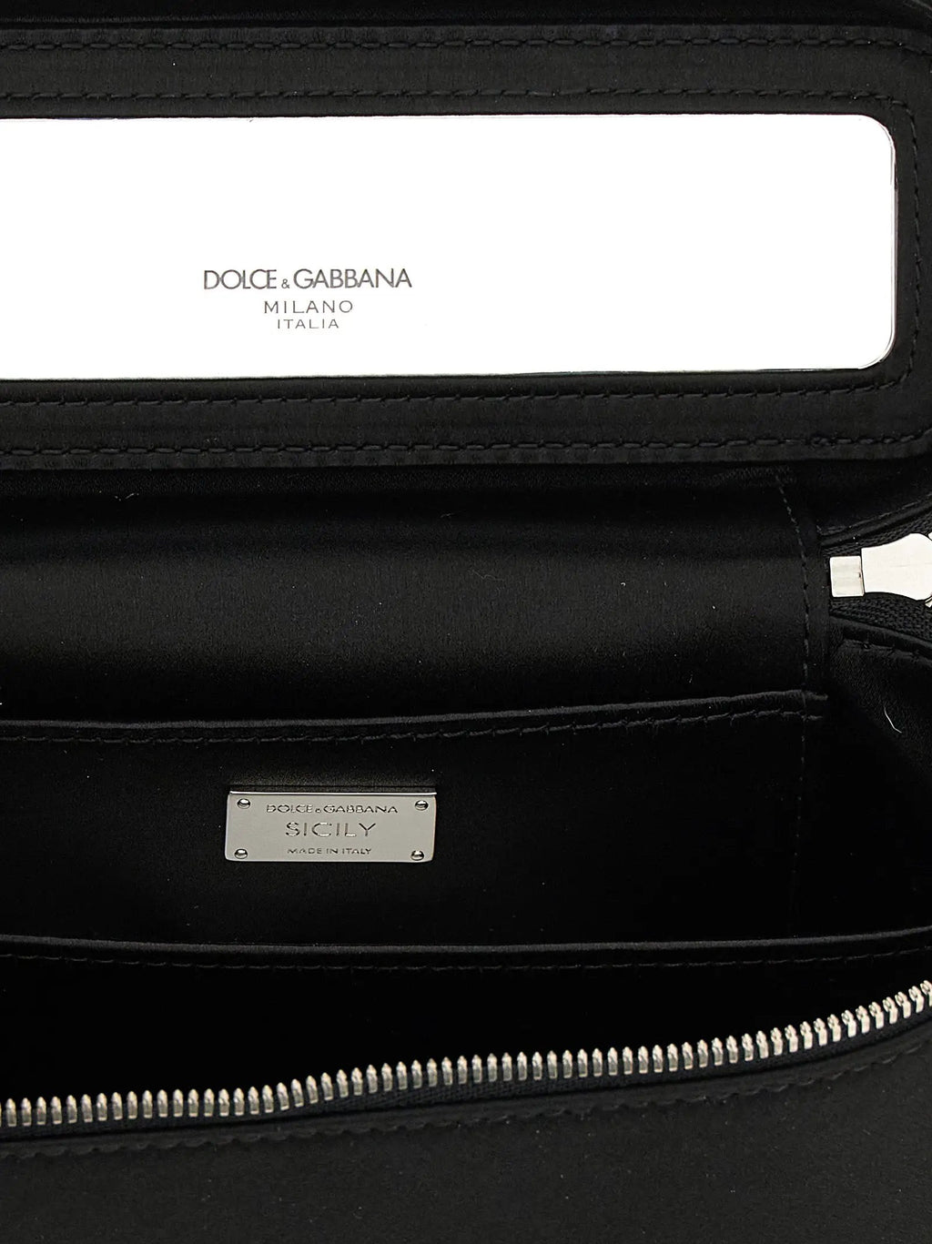 Sac bandoulière Dolce & Gabbana noir en viscose