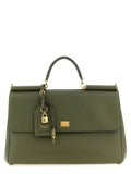 Dolce & Gabbana Bicolor Calfskin Handbag