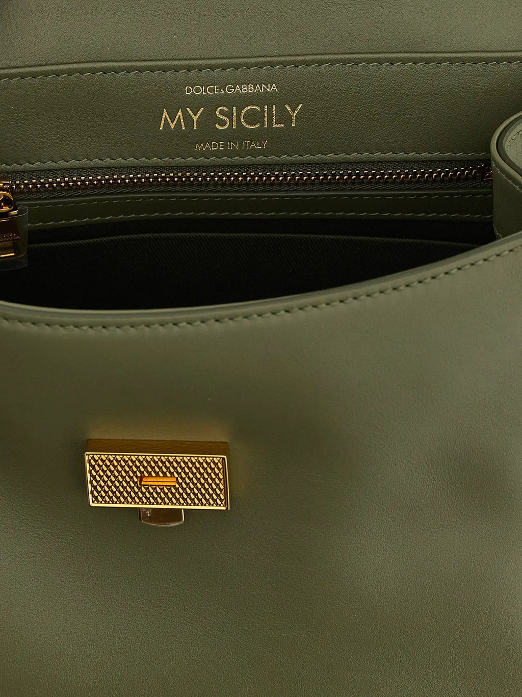Sac à main bicolore en cuir de veau Dolce & Gabbana