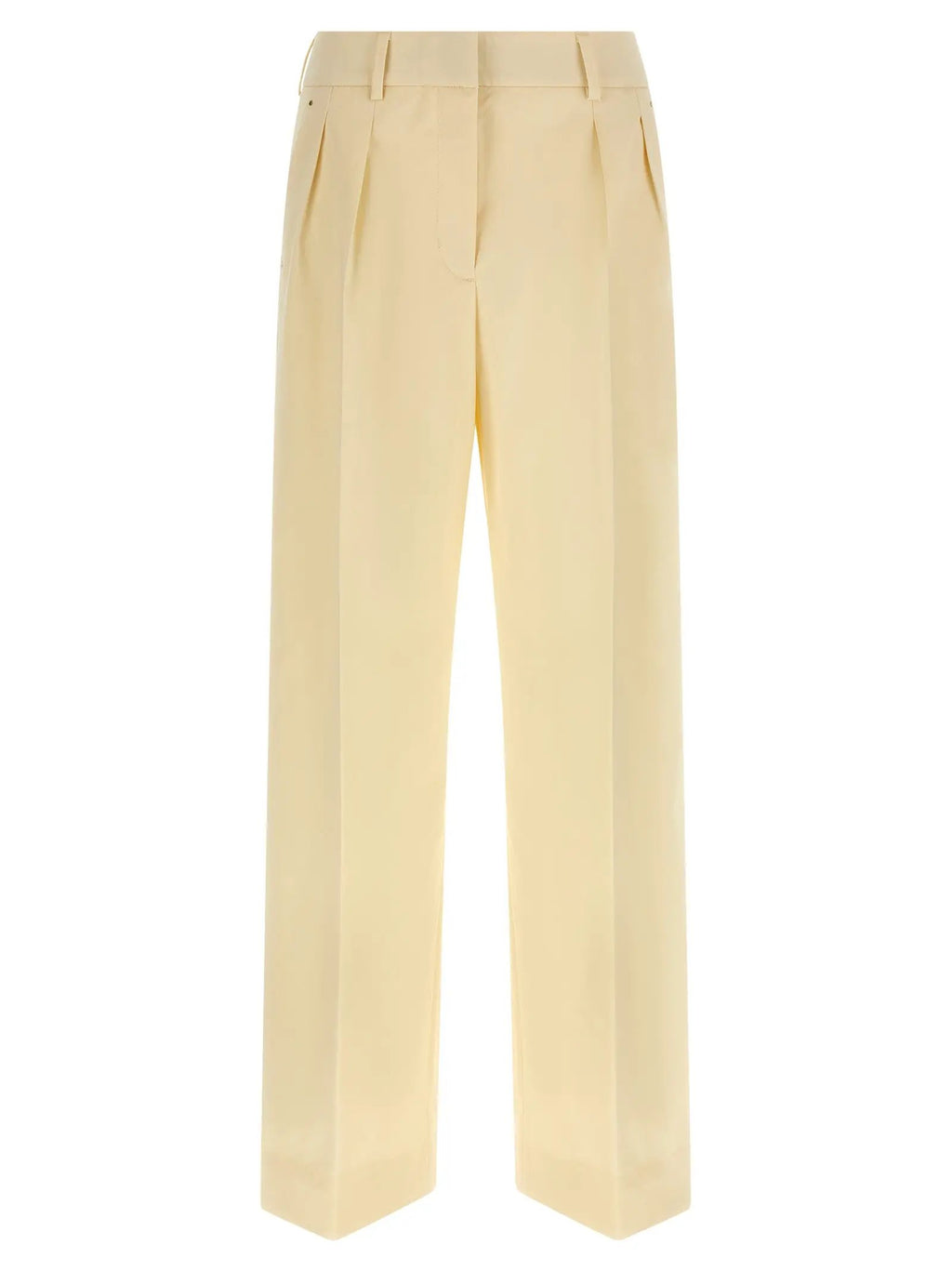 Moncler Beige Cotton Dress Pants