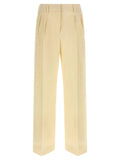 Moncler Beige Cotton Dress Pants