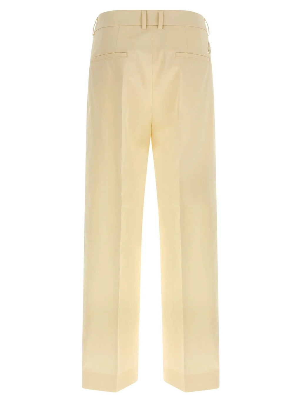 Moncler Beige Cotton Dress Pants