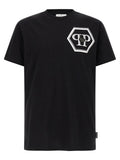 Philipp Plein Black Cotton T-Shirt