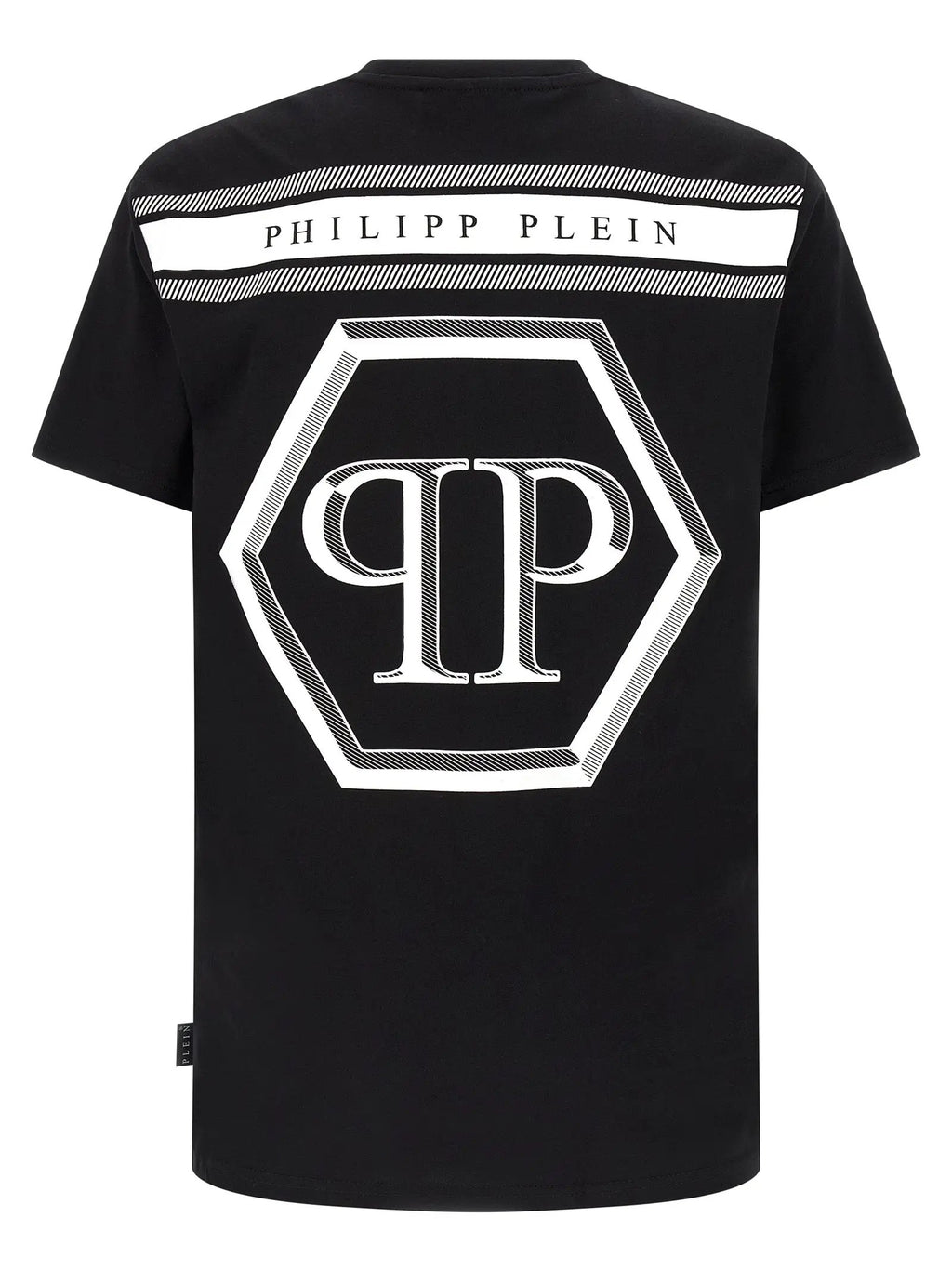 Philipp Plein Black Cotton T-Shirt
