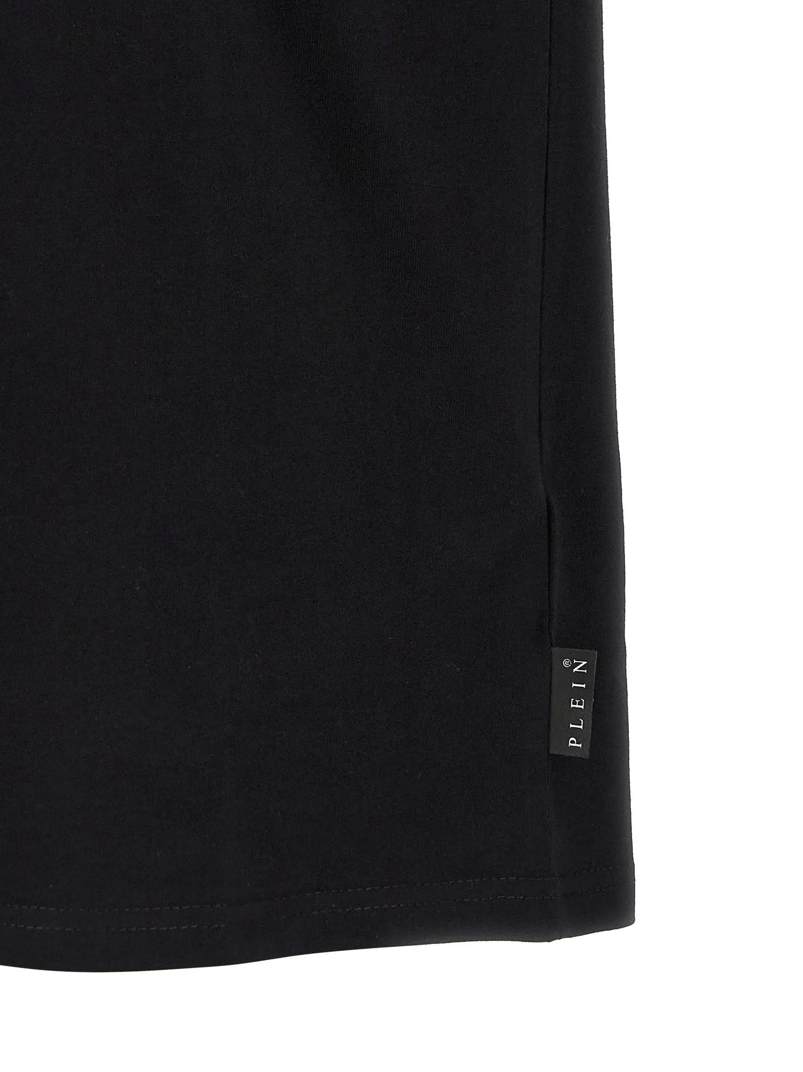 Philipp Plein Black Cotton T-Shirt
