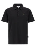Philipp Plein Black Cotton Polo Shirt