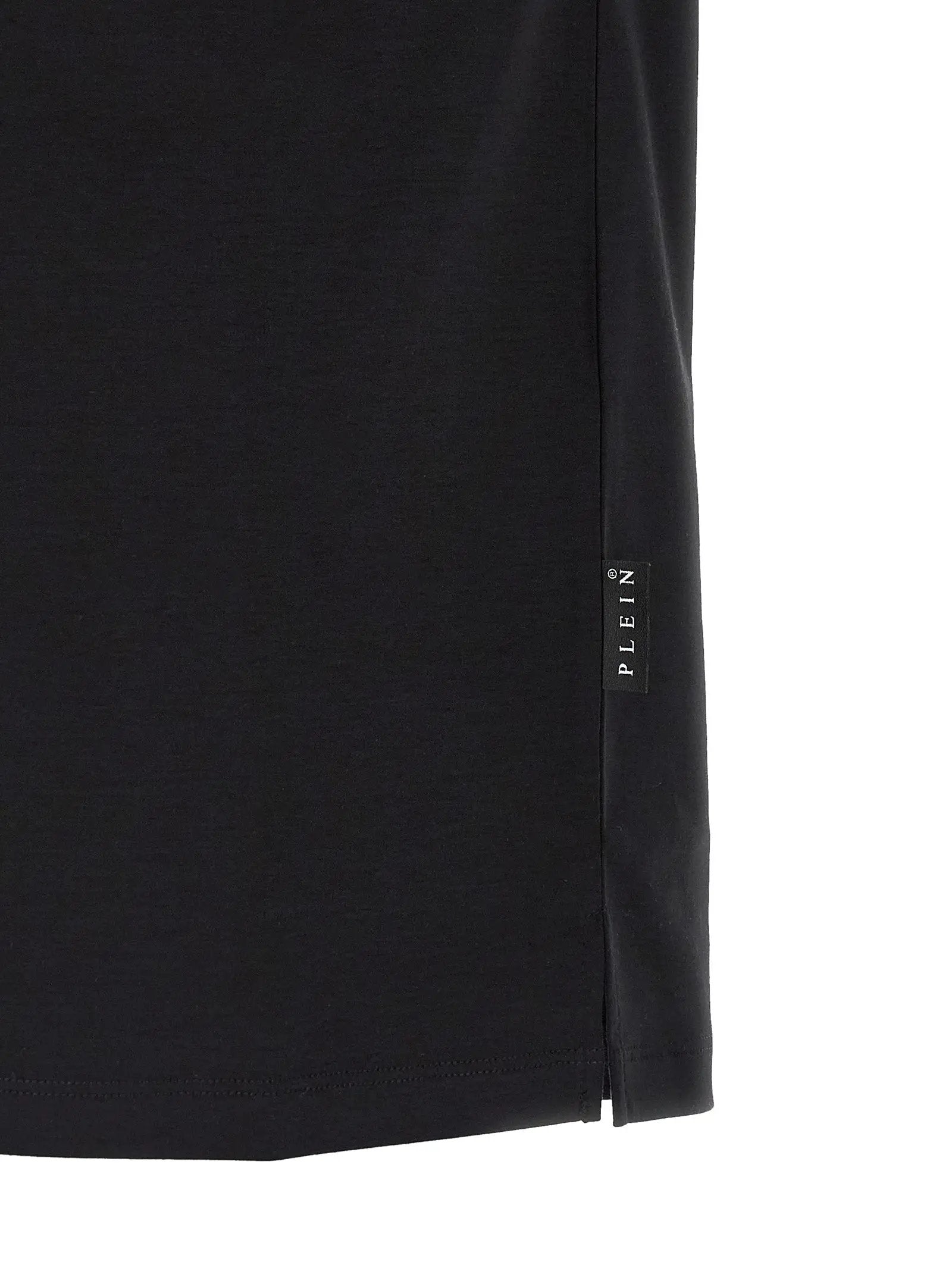 Philipp Plein Black Cotton Polo Shirt