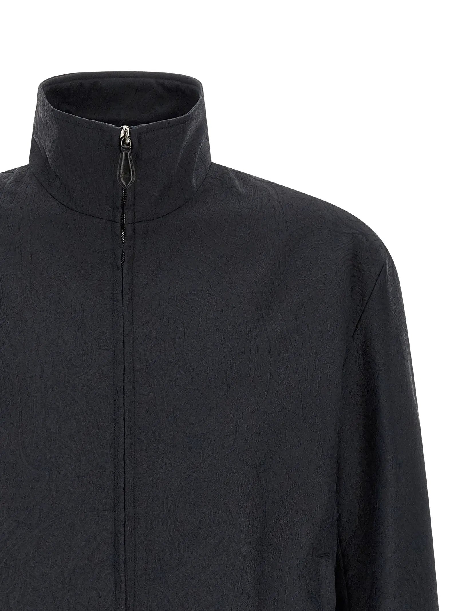 Etro Blue Polyamide Jacket