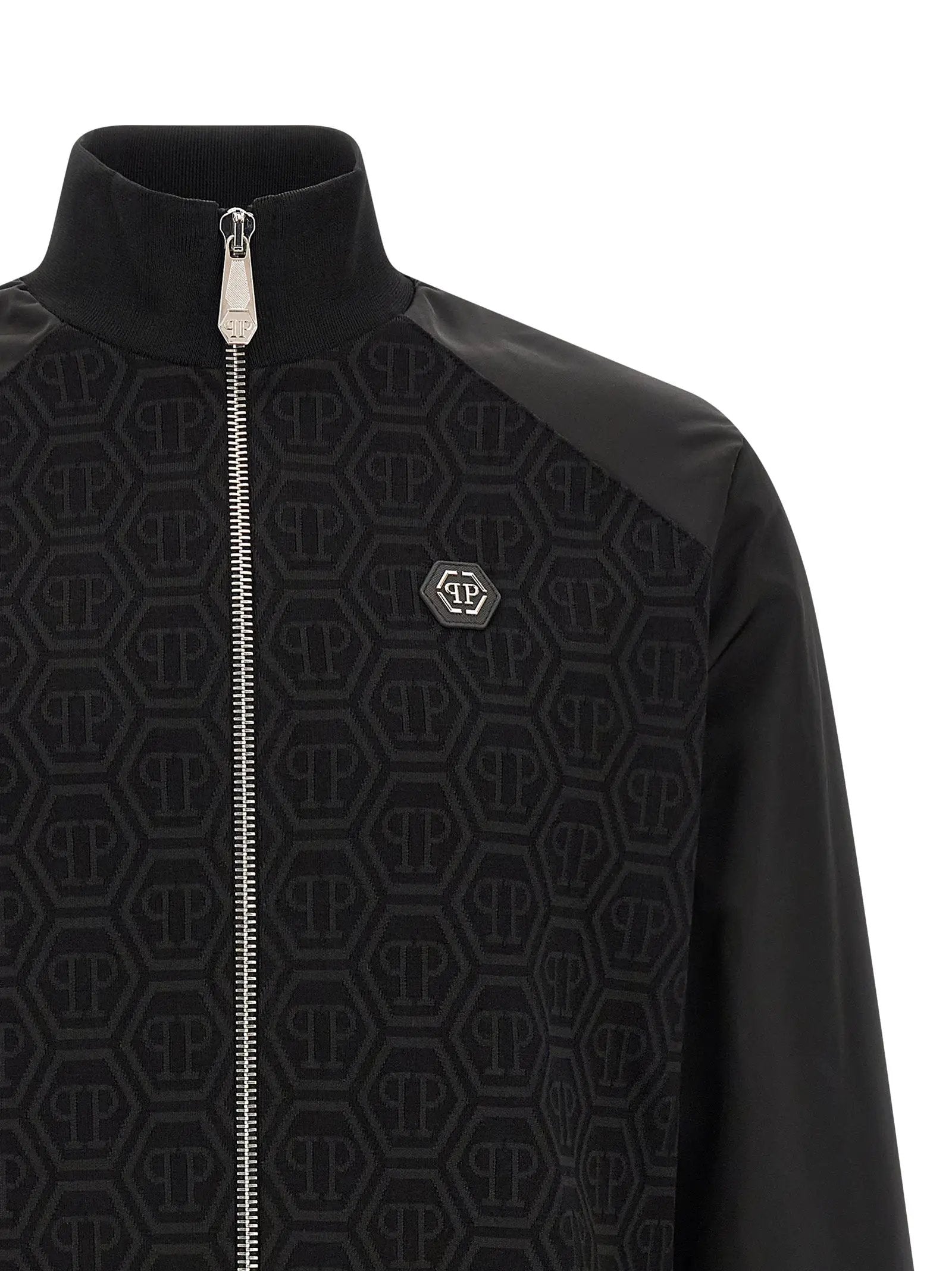 Philipp Plein Black Cotton Sweatshirt
