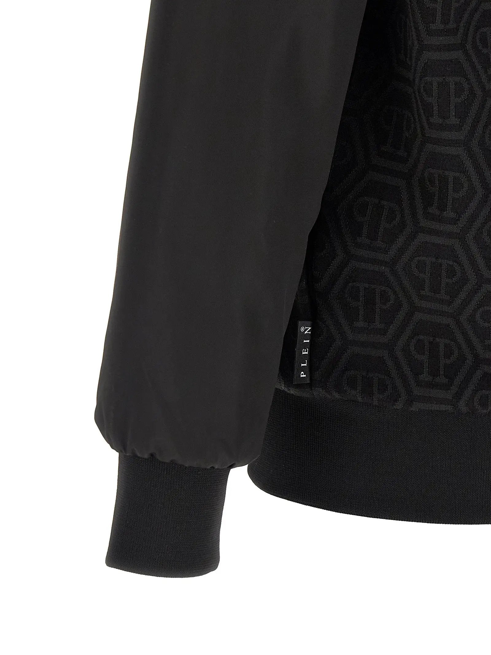 Philipp Plein Black Cotton Sweatshirt