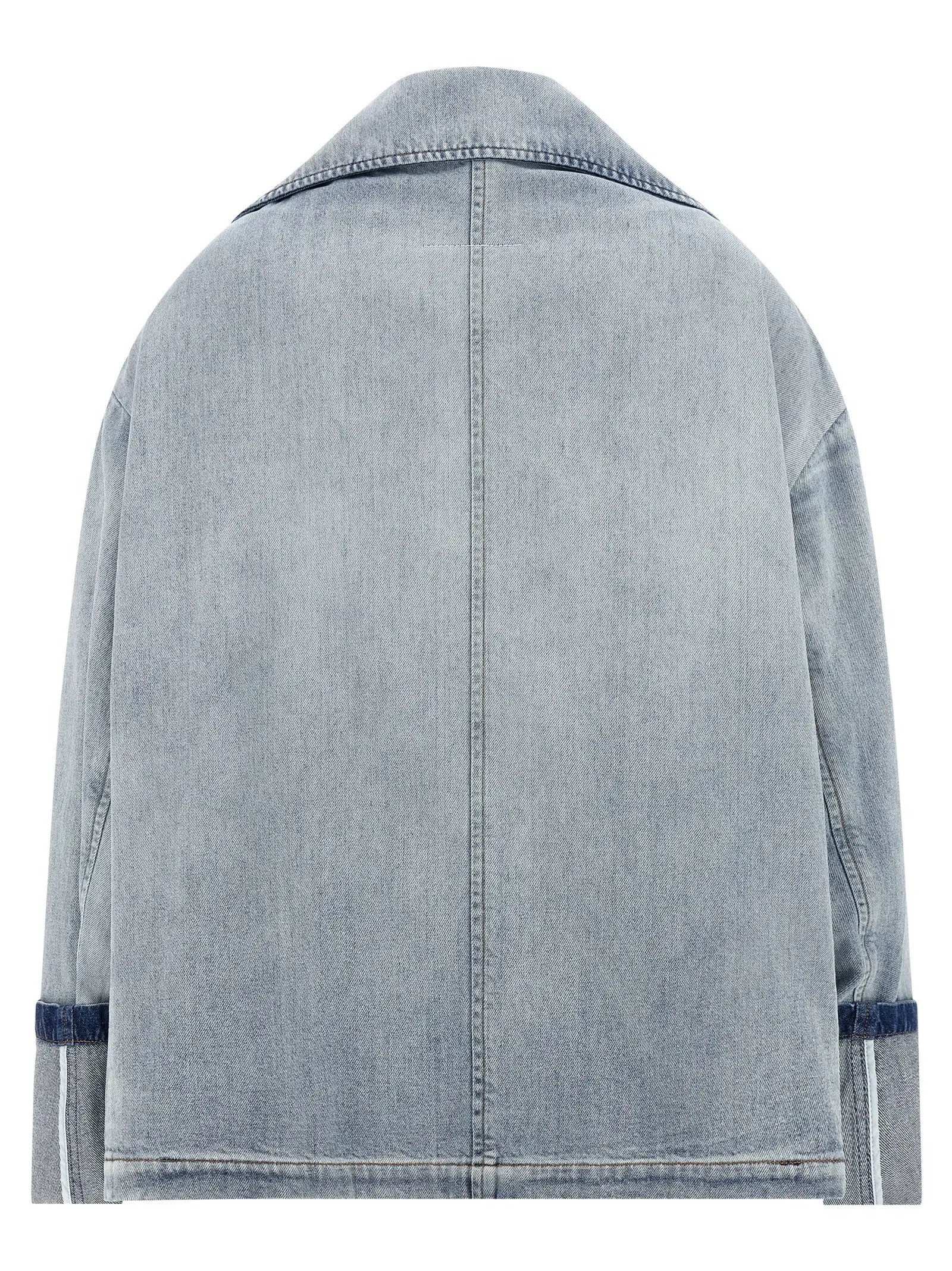 MM6 Maison Margiela Blue Cotton Denim Jacket