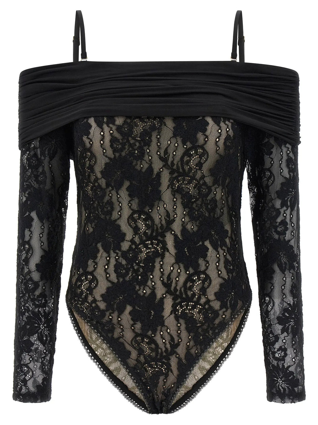 Zimmermann Black Polyamide Bodysuit