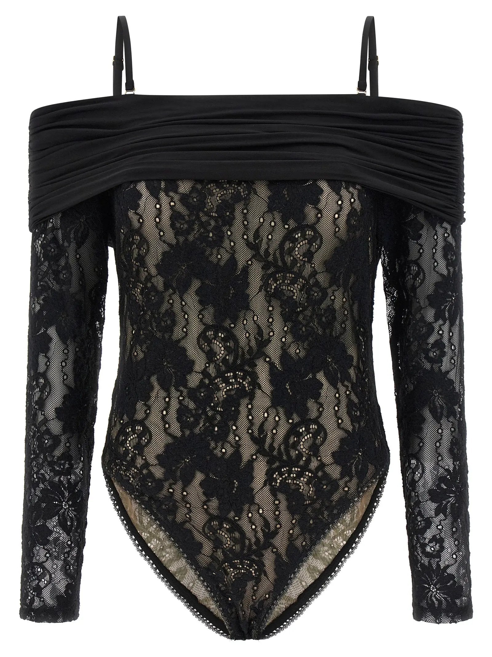 Zimmermann Black Polyamide Bodysuit