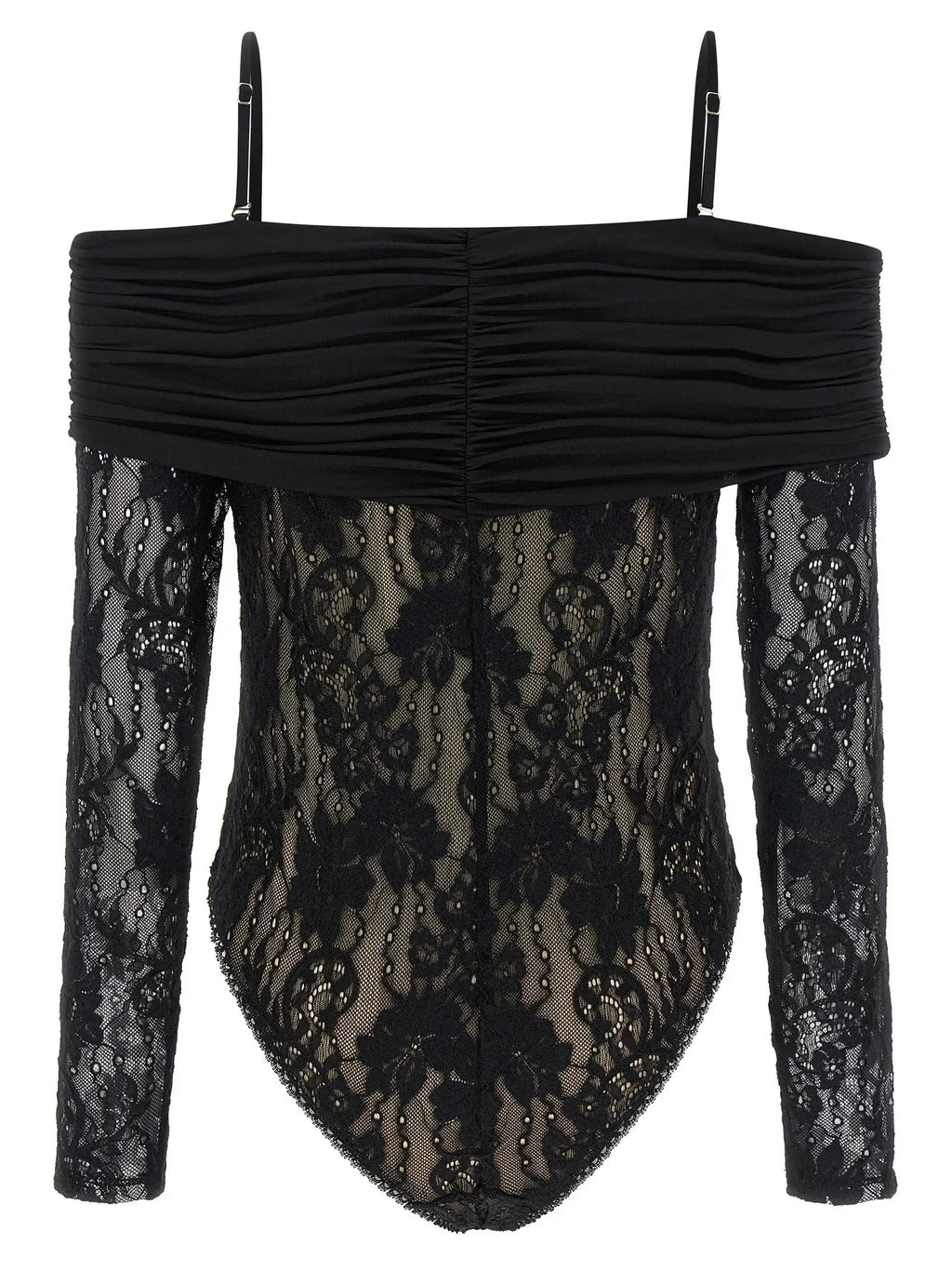 Zimmermann Black Polyamide Bodysuit